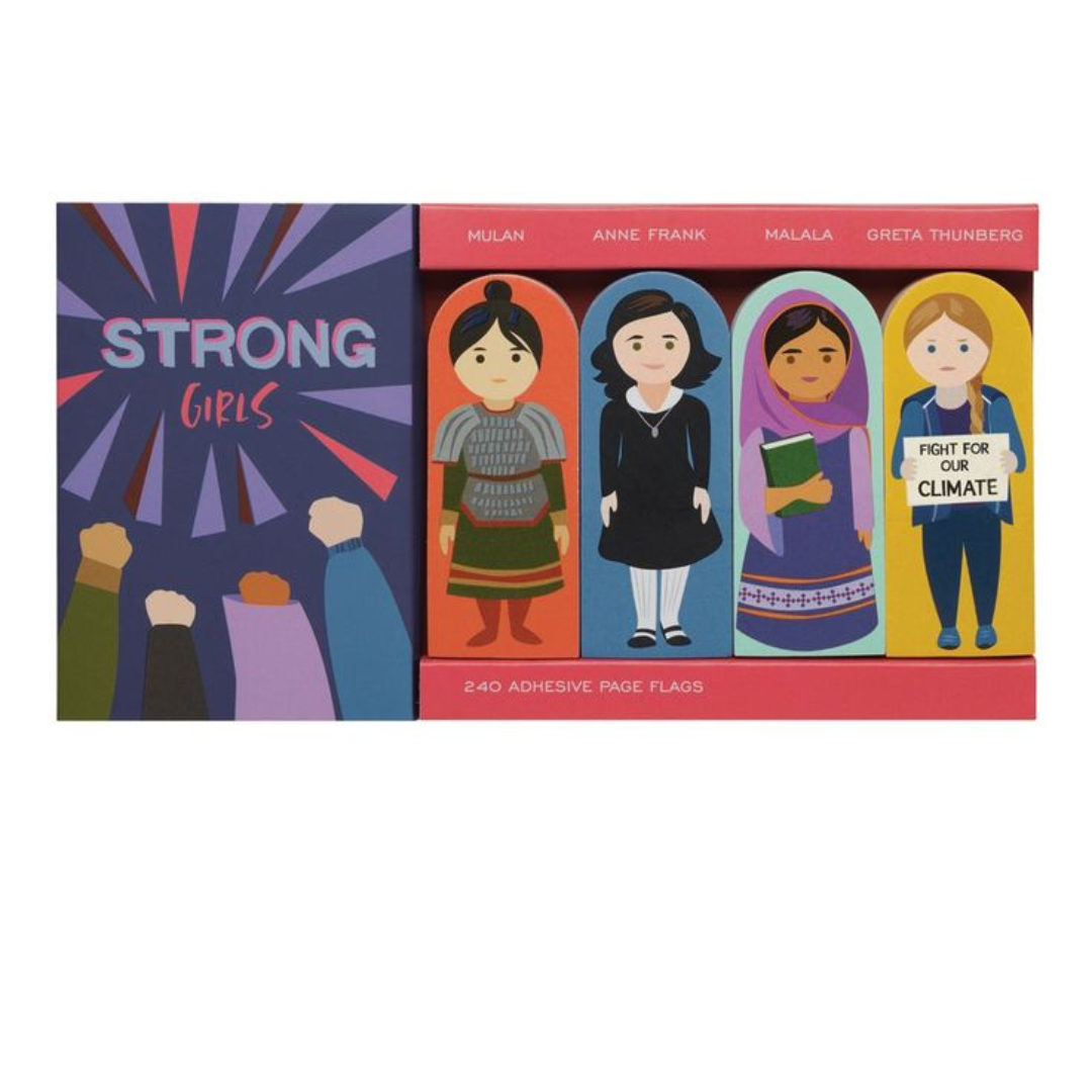 Strong Girls Adhesive Page Flags