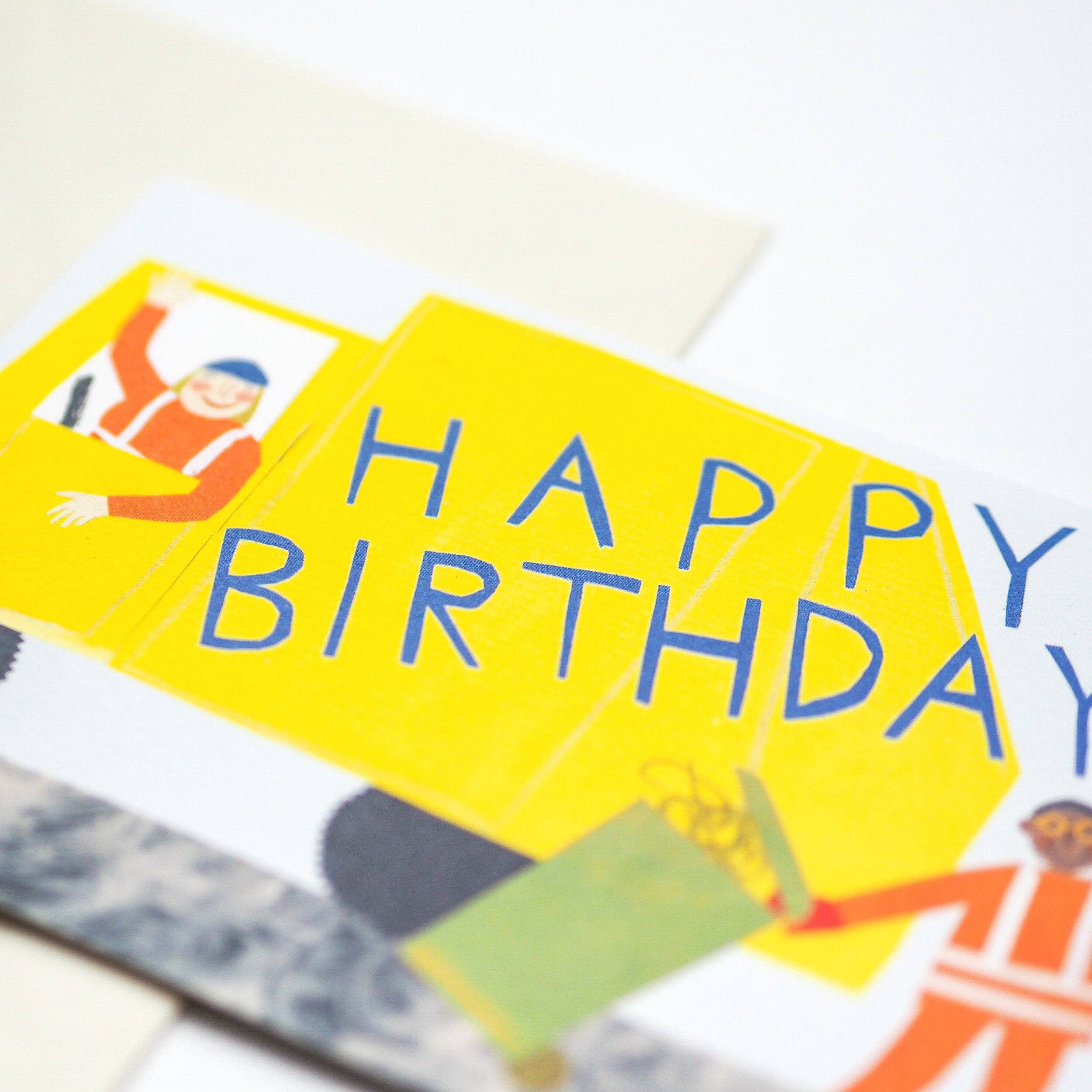 Bin Truck Birthday Card
