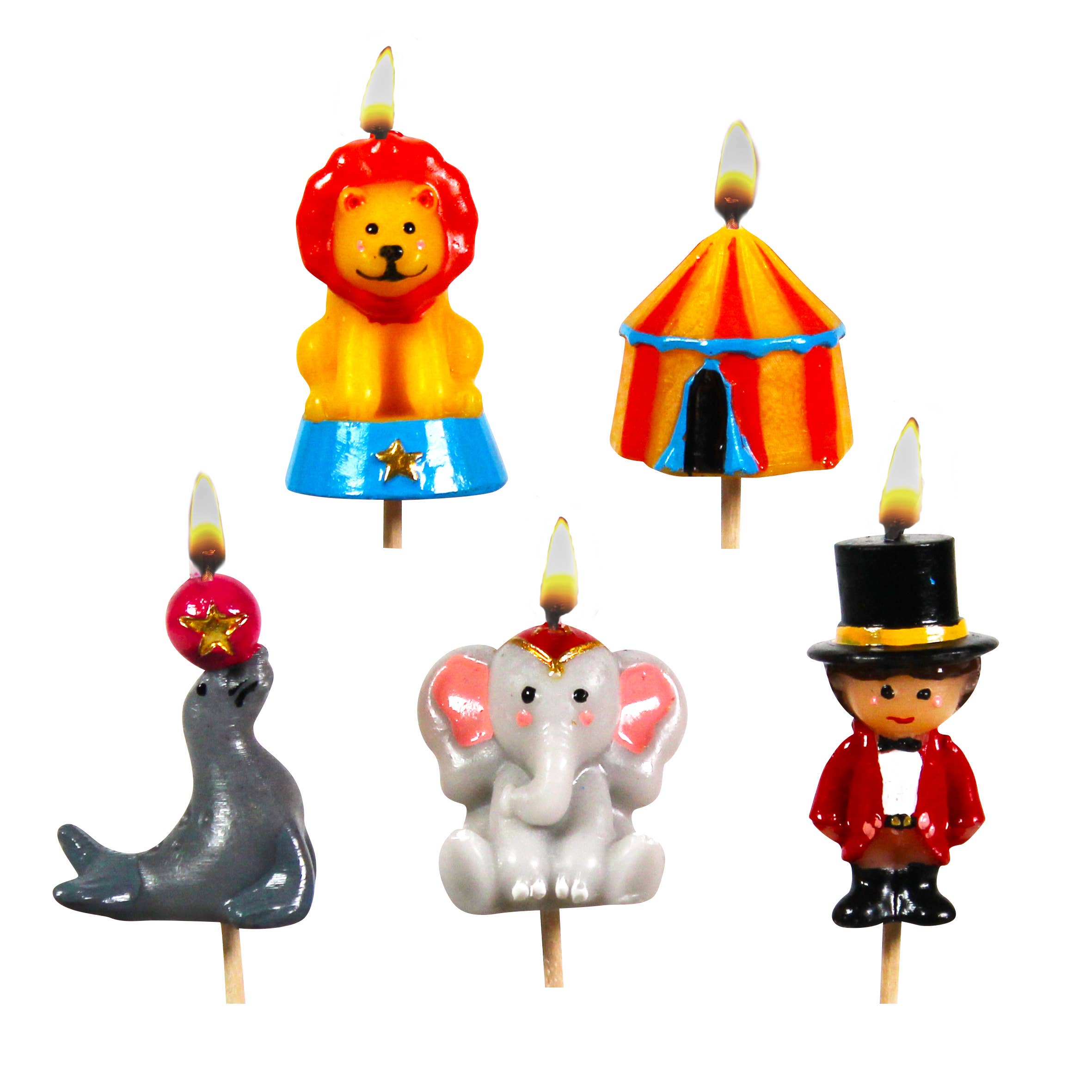Circus Cake Candles