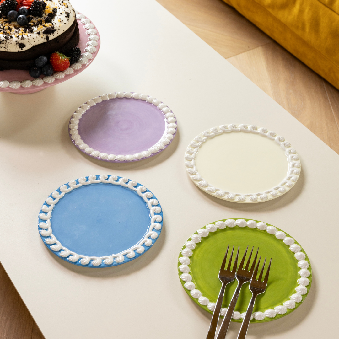 Set of 4 Whip Plates By &Klevering - PRE ORDER
