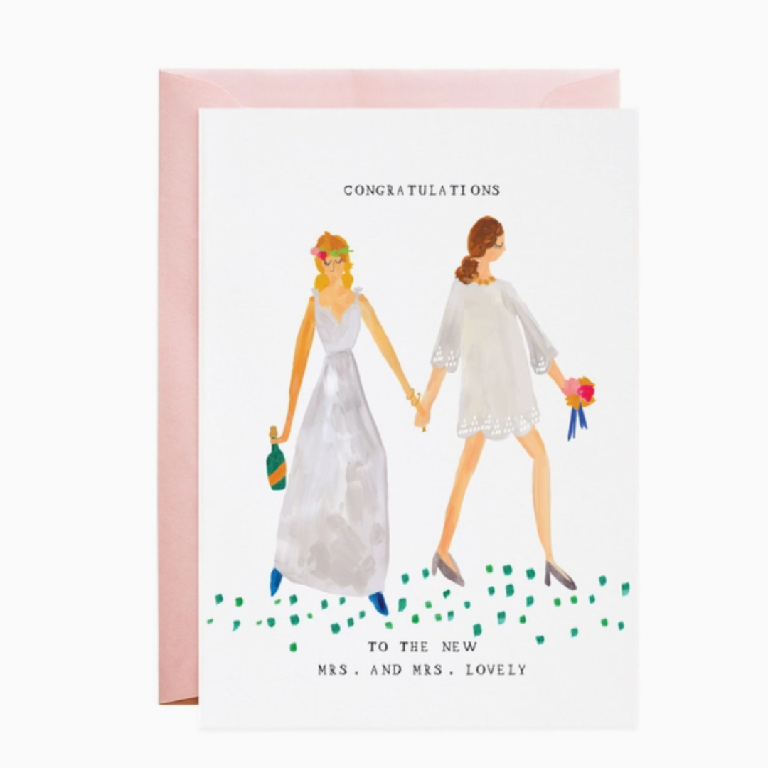 Mrs & Mrs Lovely Card