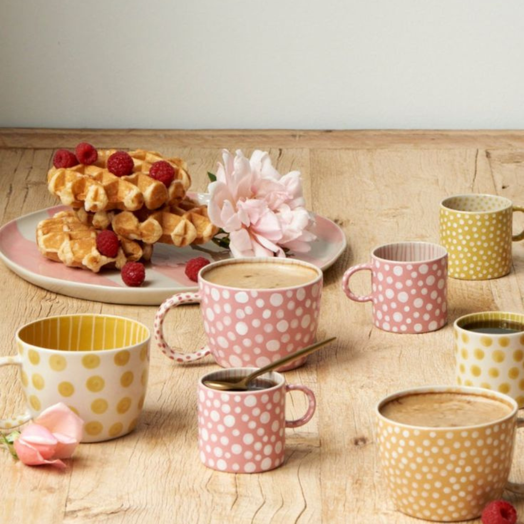 CHINO MUG MUSTARD DOT