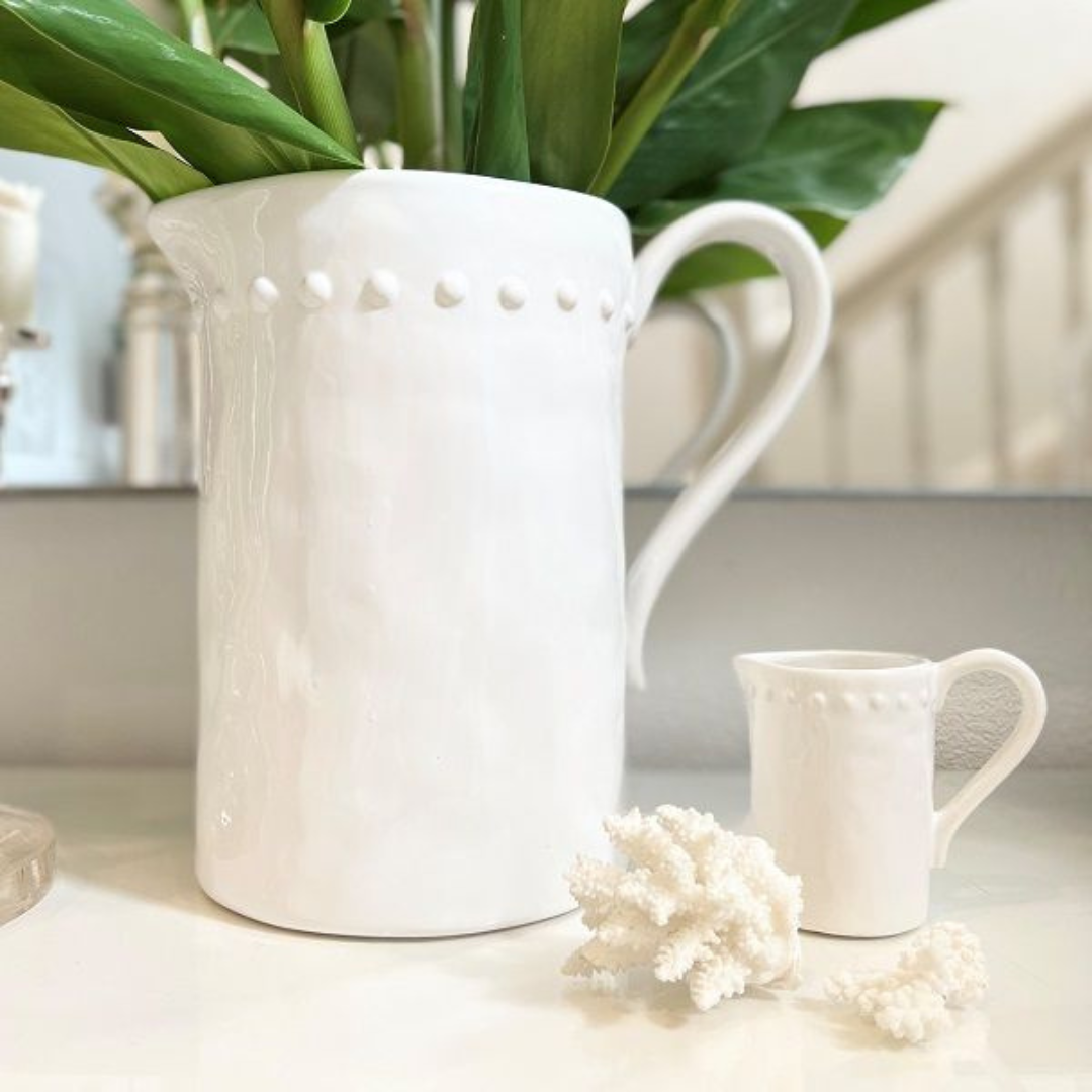 Ceramic Jug with Dots - Large