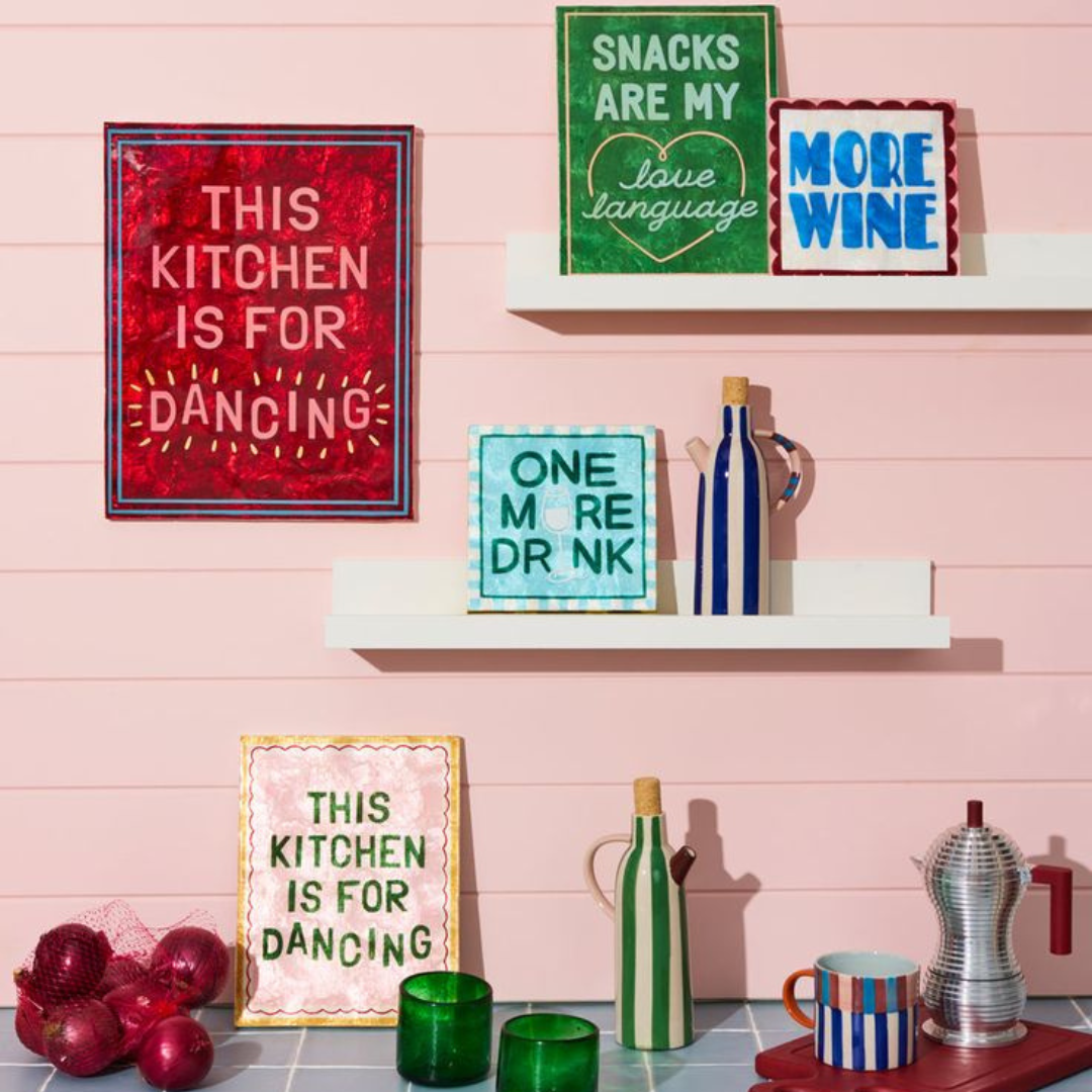 THIS KITCHEN IS FOR DANCING TILE - LARGE