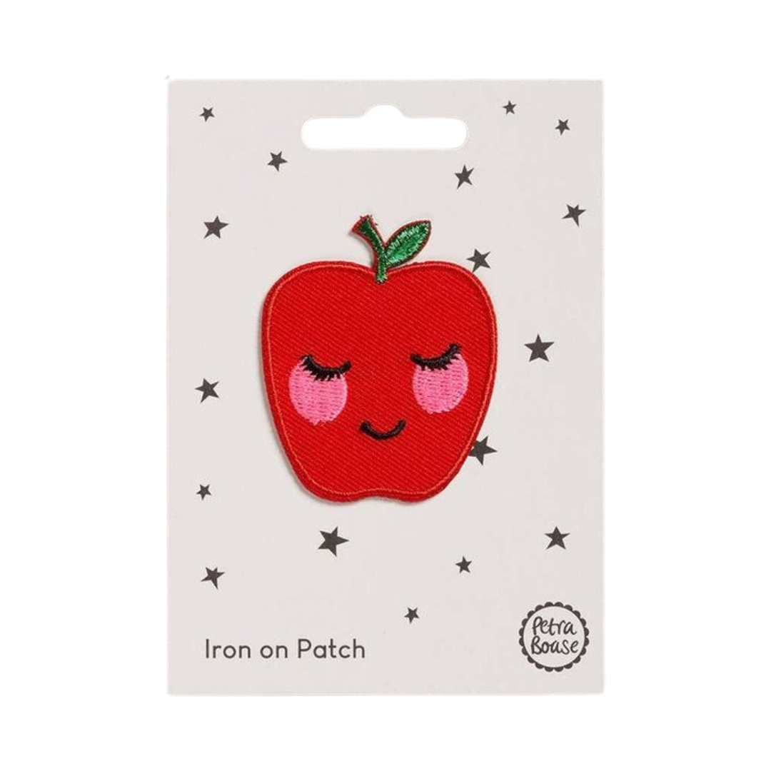 Apple iron on patch