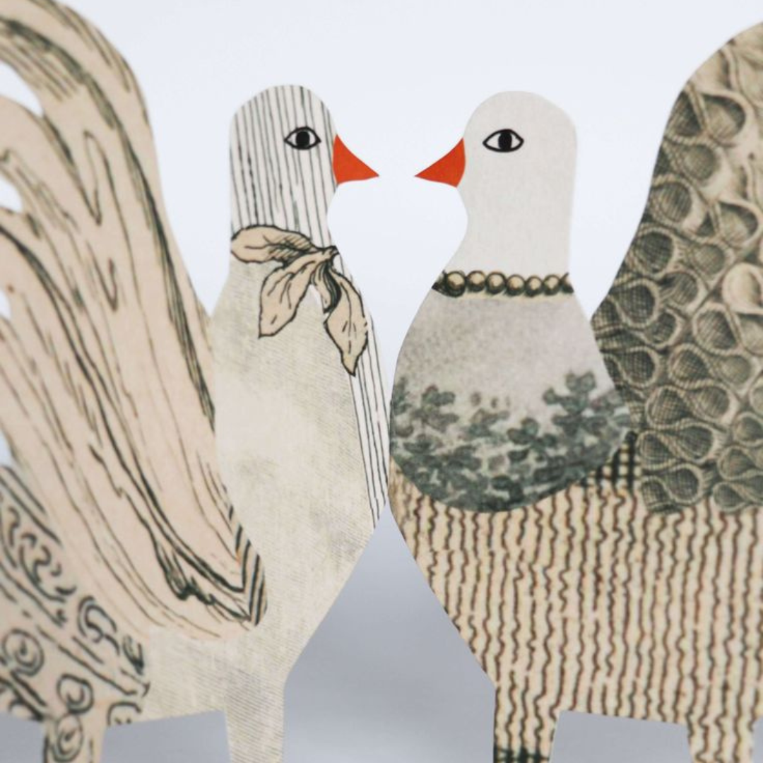 Chickens Concertina Card