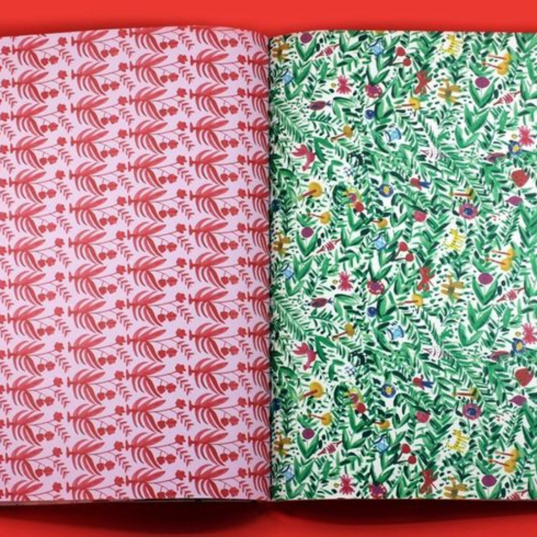 Very Delightful Holiday Wrapping Paper Book