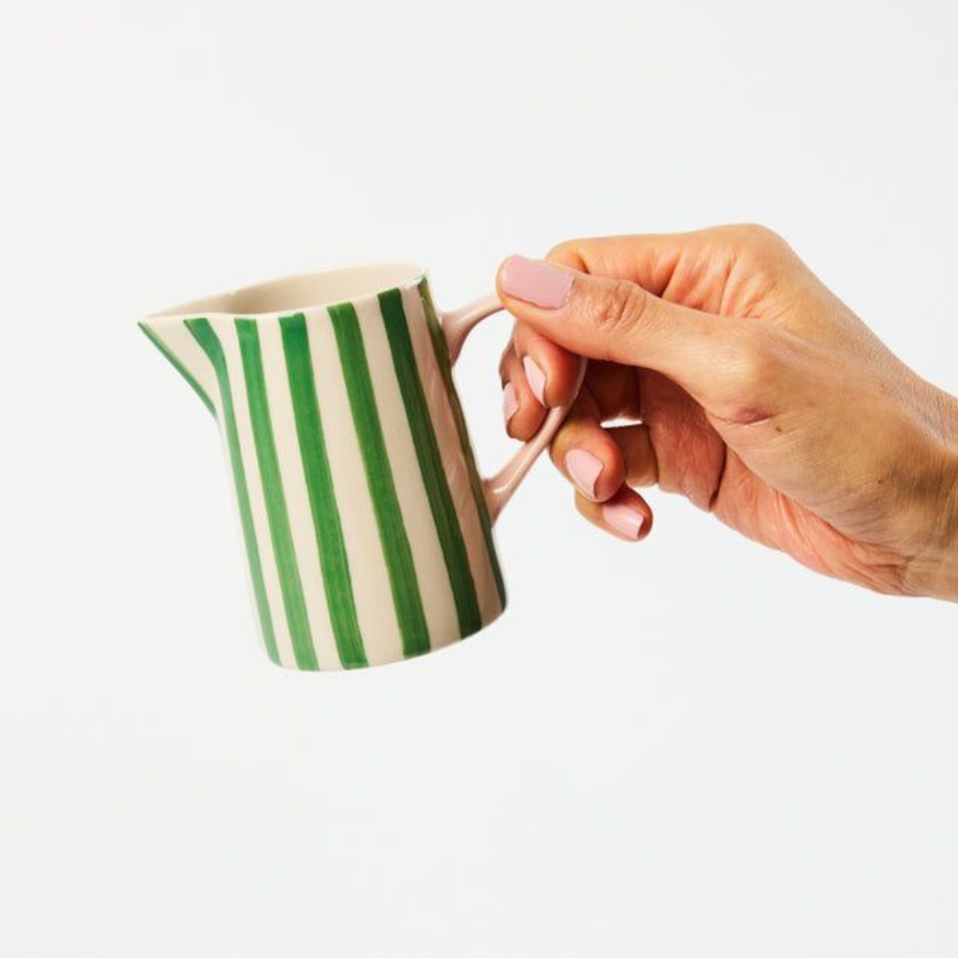 Bloomie Green Milk Jug