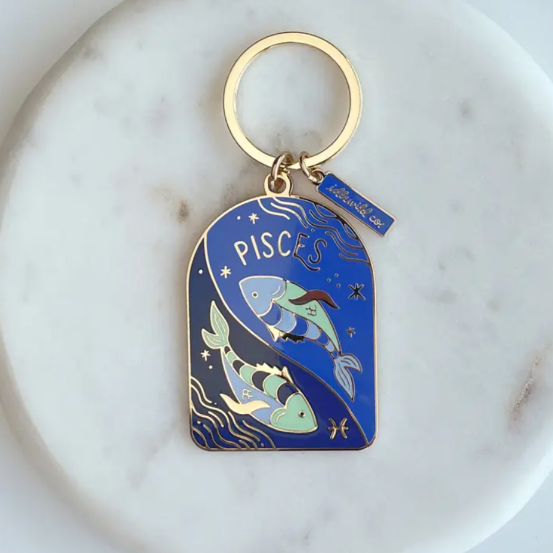 Pisces Keyring