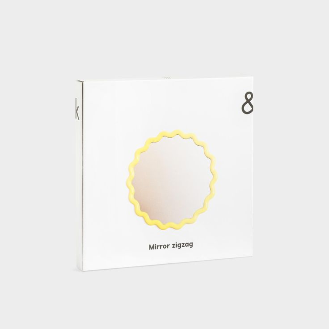 Mirror zigzag yellow - 50% OFF