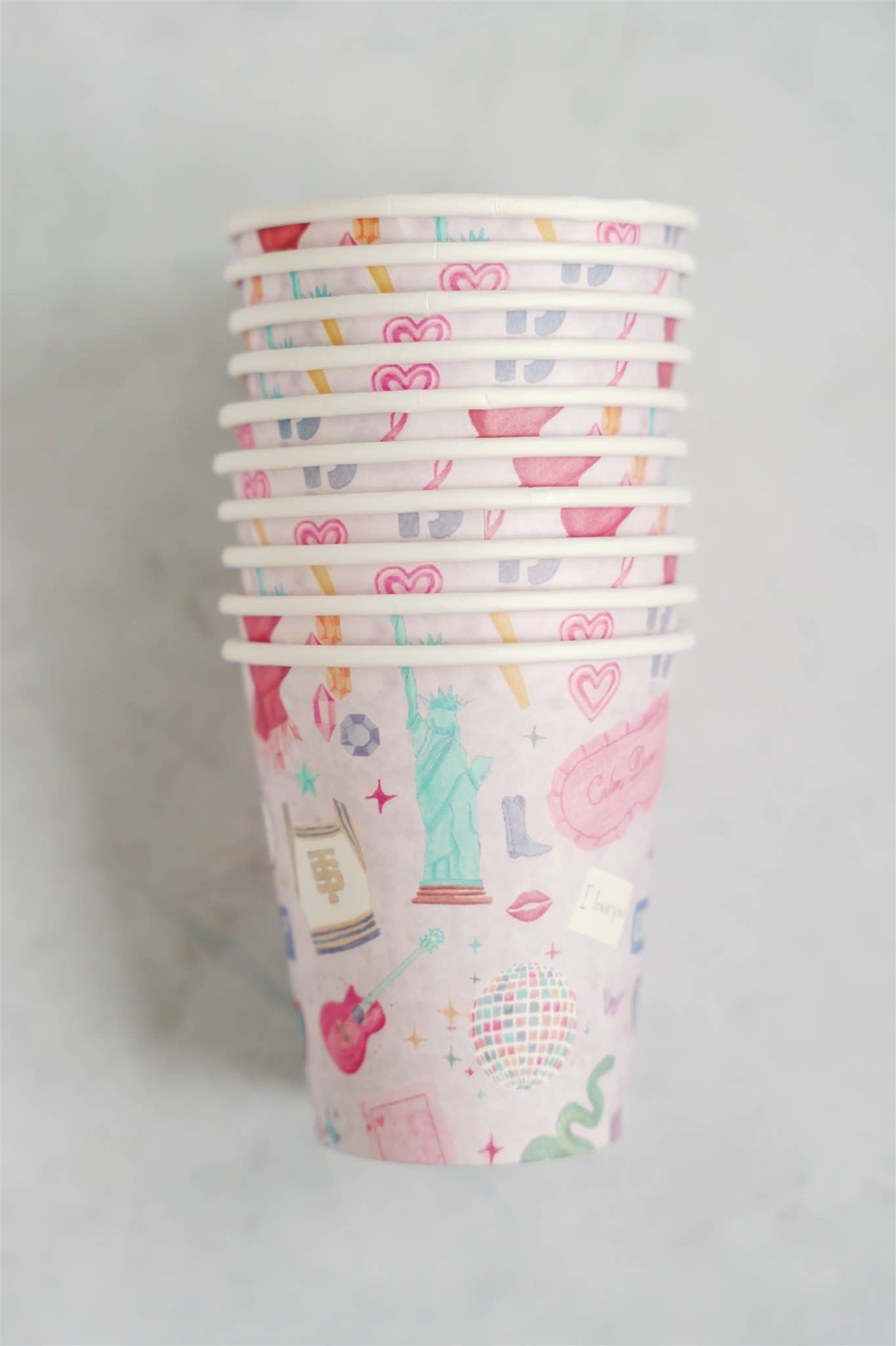 Taylor Swift Paper Cup Pack of 10