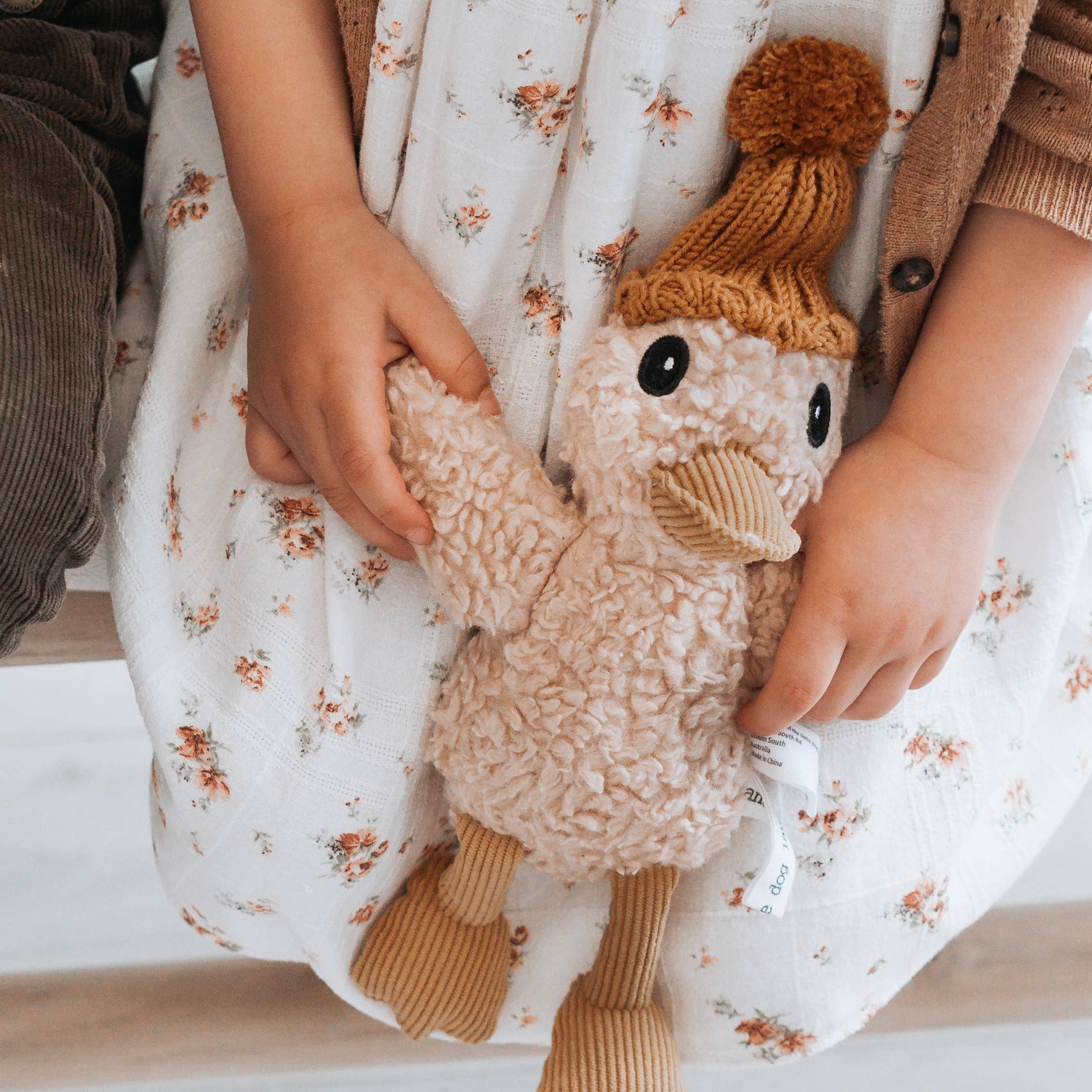 Petunia duck soft toy