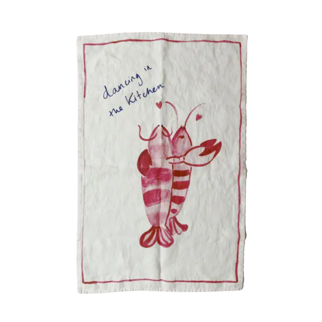 Kitchen Dancing - Linen Tea Towel