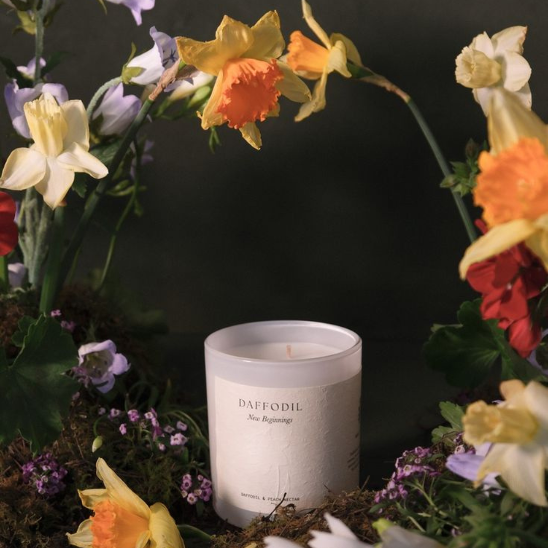 Daffodil Candle | Daffodil & Peach Nectar