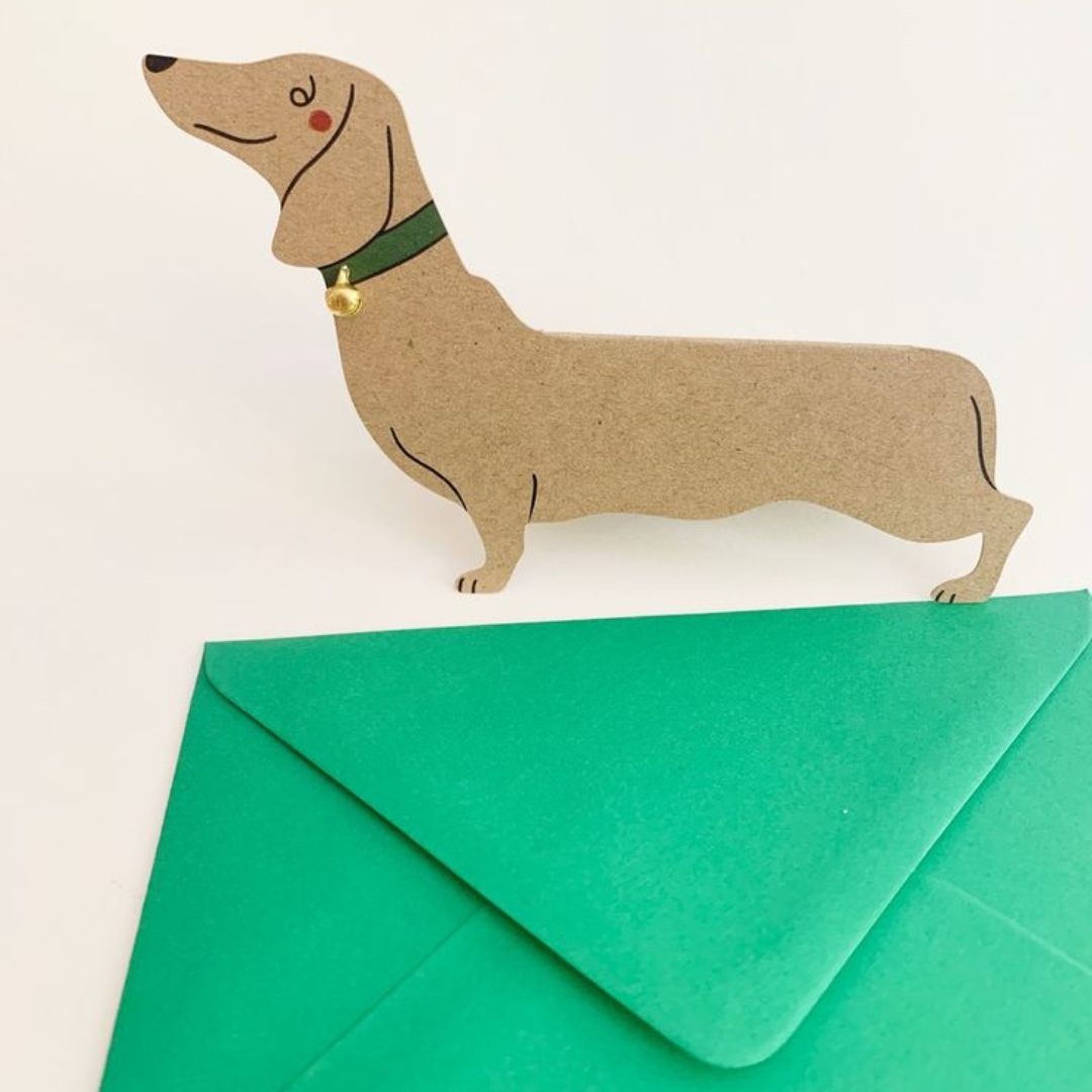 Dachshund Sausage Dog Greeting Card