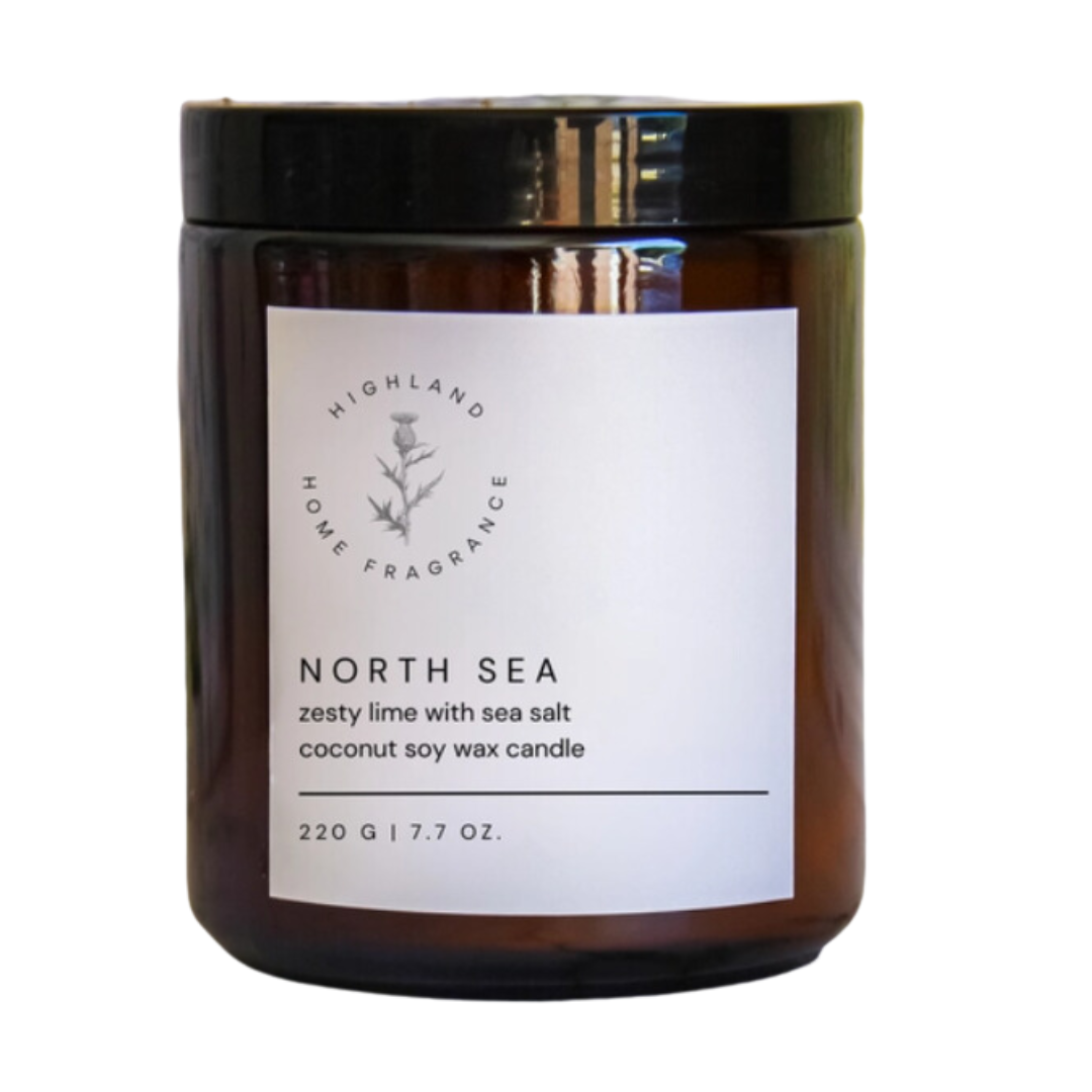 North Sea | Lime + Sea Salt - 220g Coconut Soy Candle