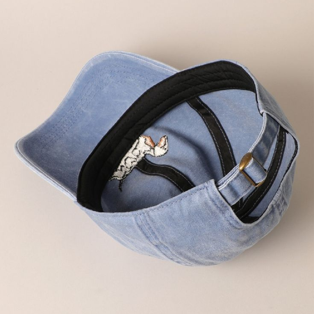 Dachshund Denim Baseball Cap
