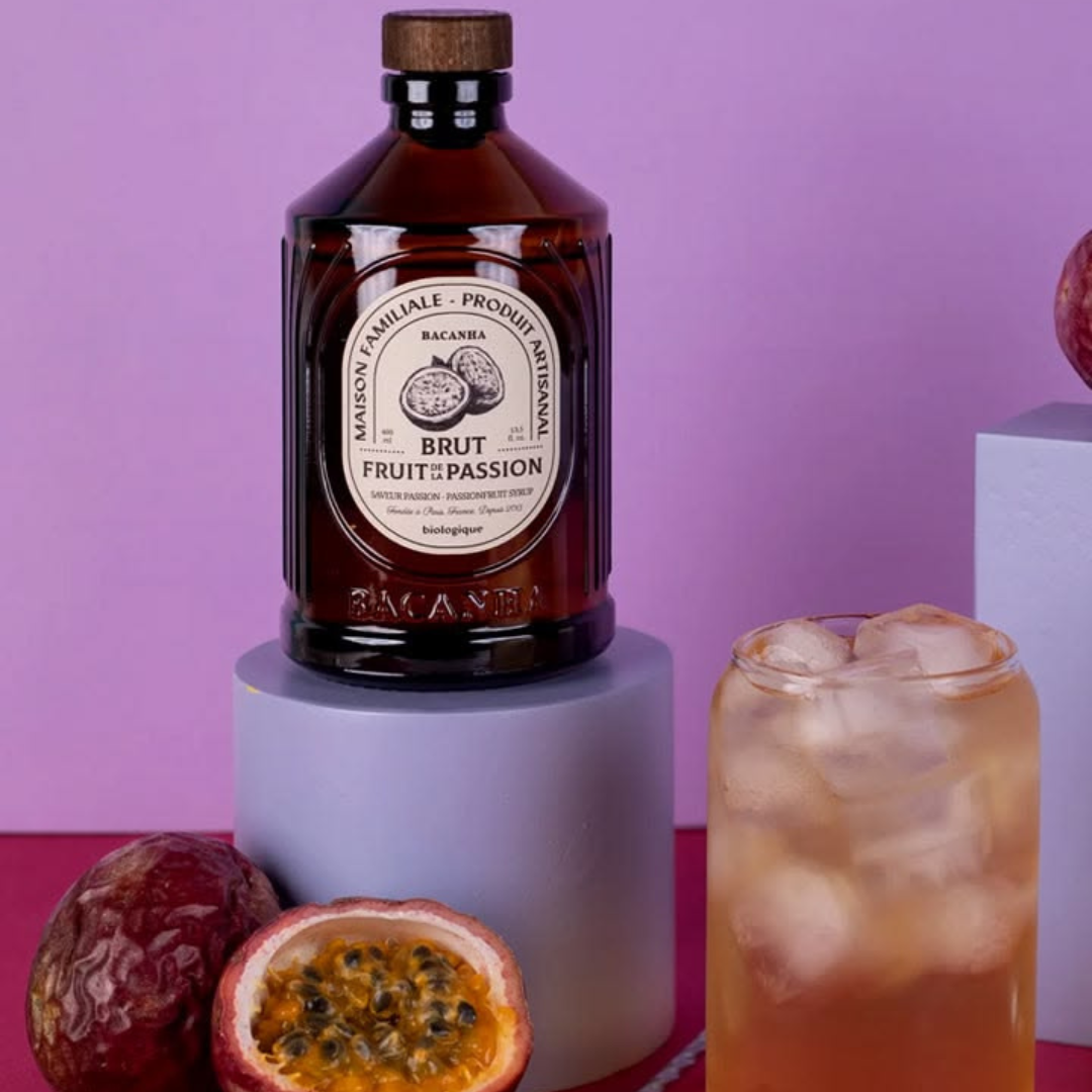 Bacanha Sirop Brut de Fruit de la Passion (Passionfruit) - 400 ml