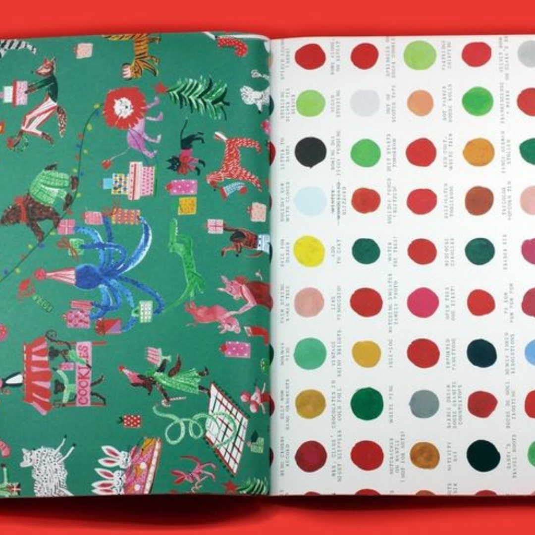 Very Delightful Holiday Wrapping Paper Book