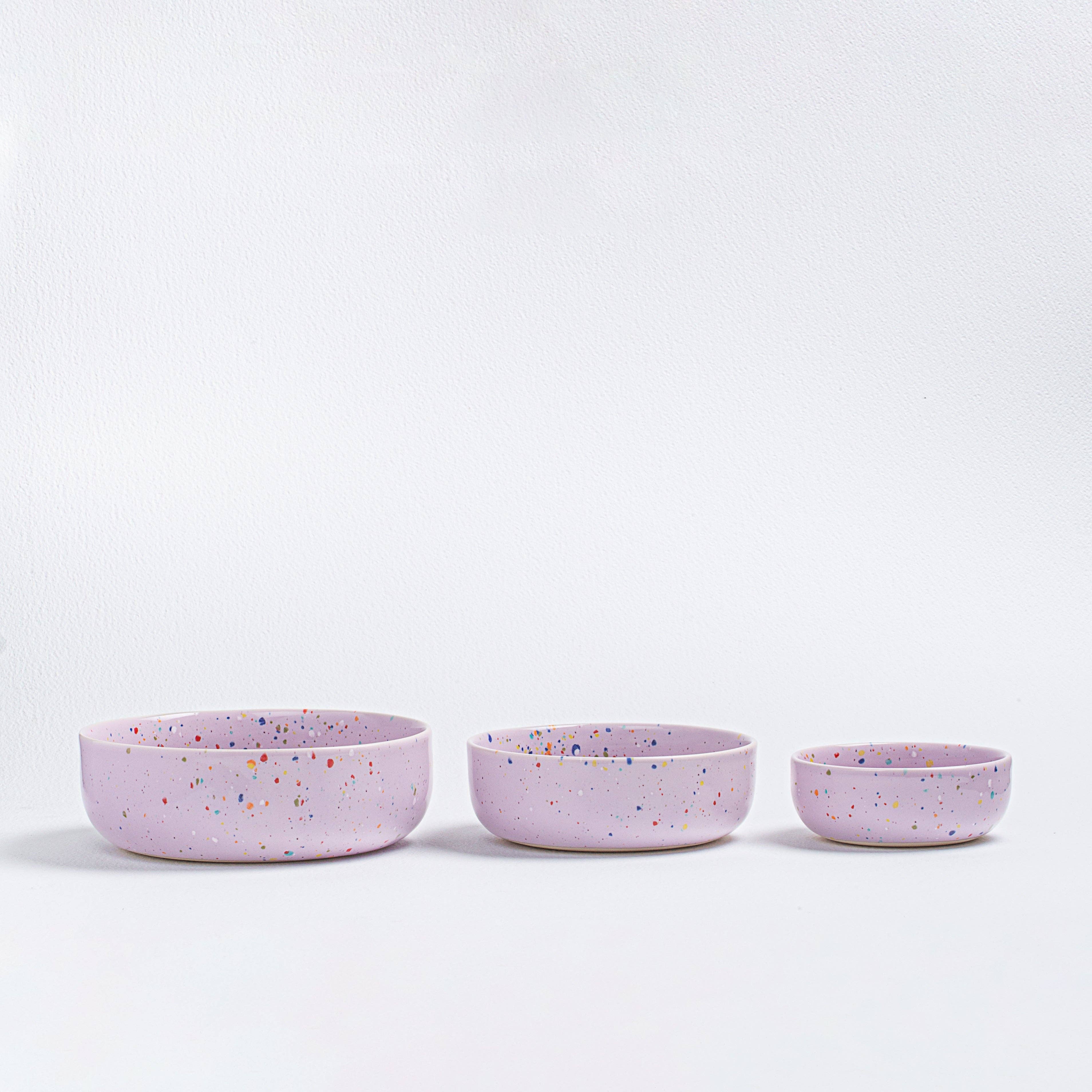 Party Bowl Trilogy Set 3 pieces - Lilac