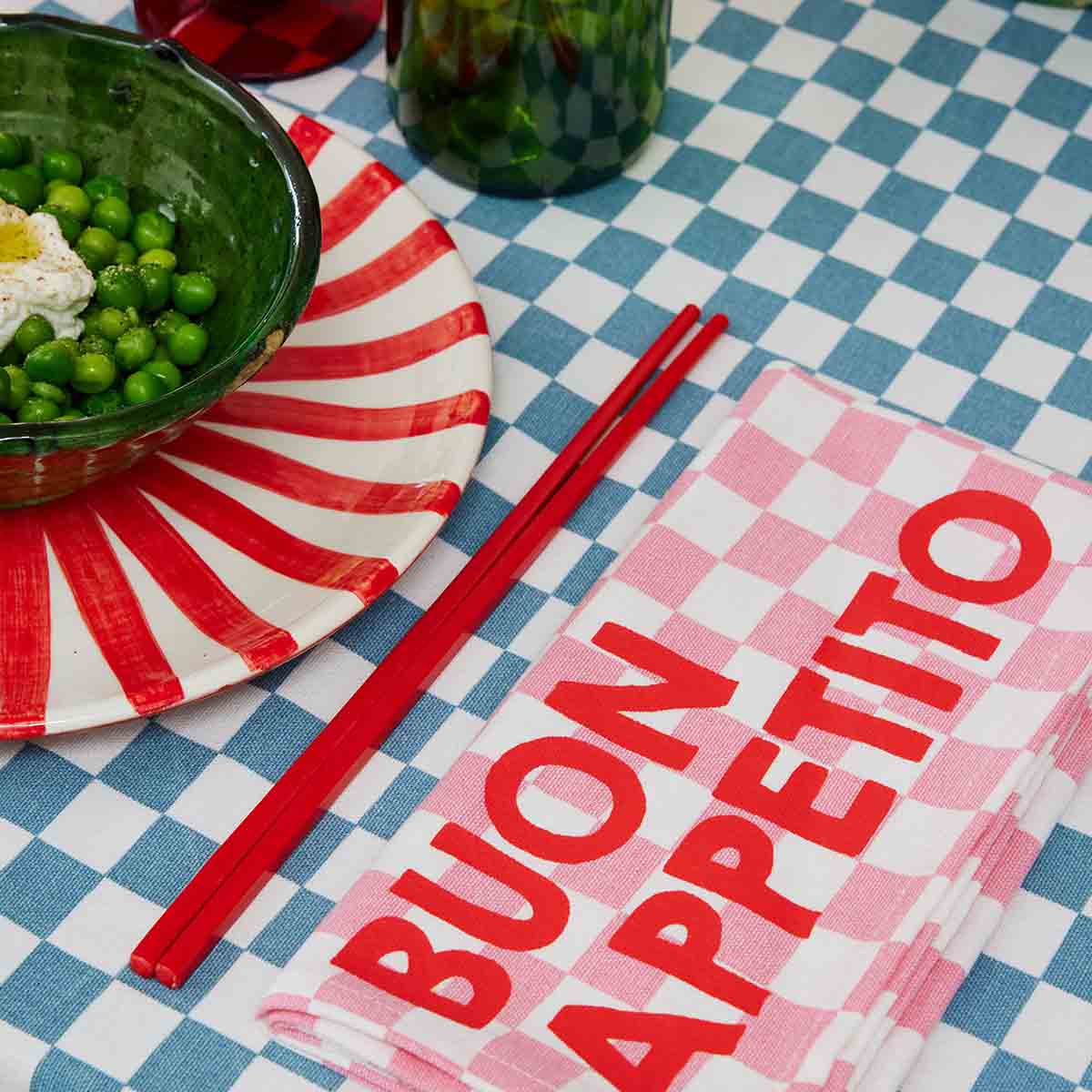 BUON APPETITO NAPKIN - PINK