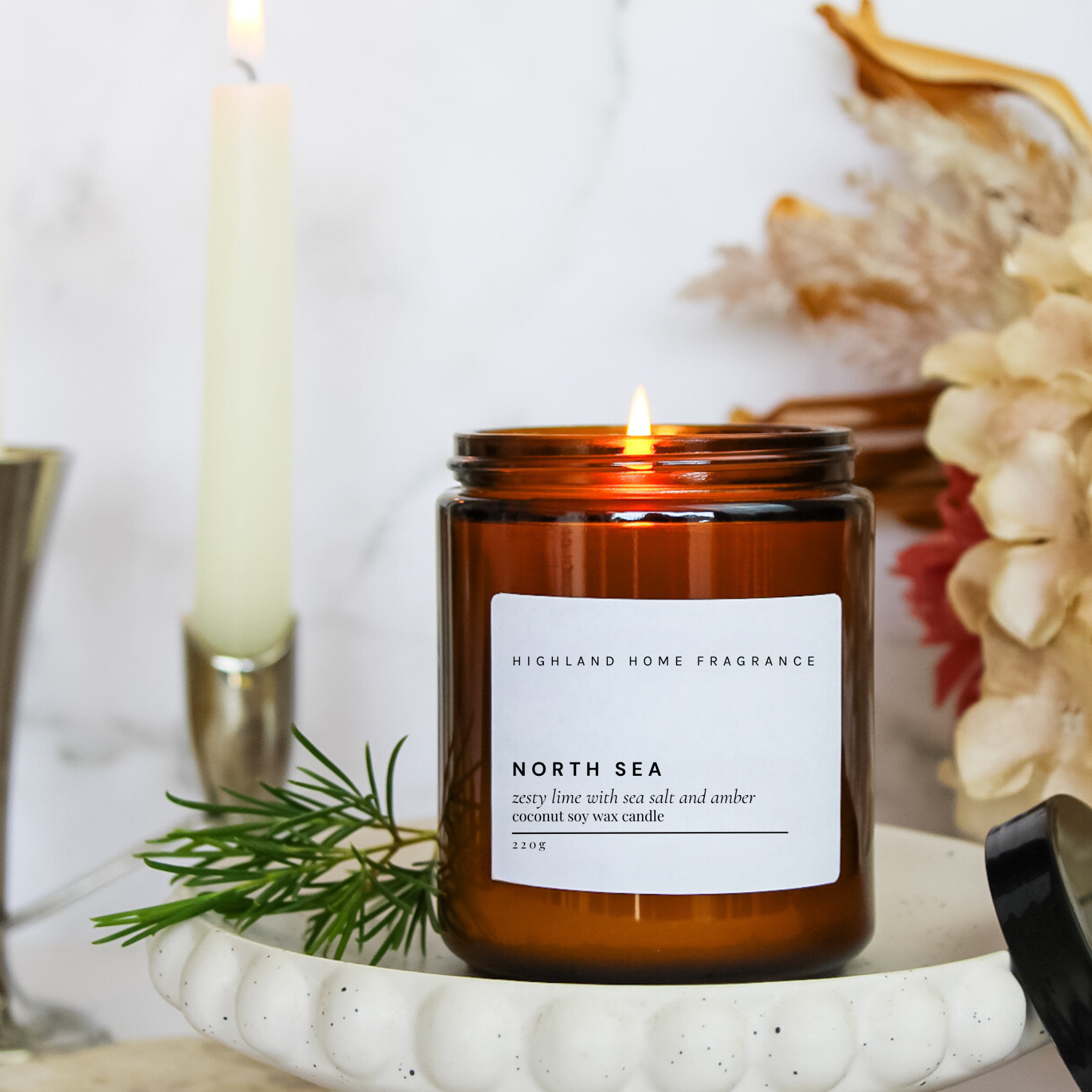 North Sea | Lime & Sea Salt - 220g CocoSoy Candle