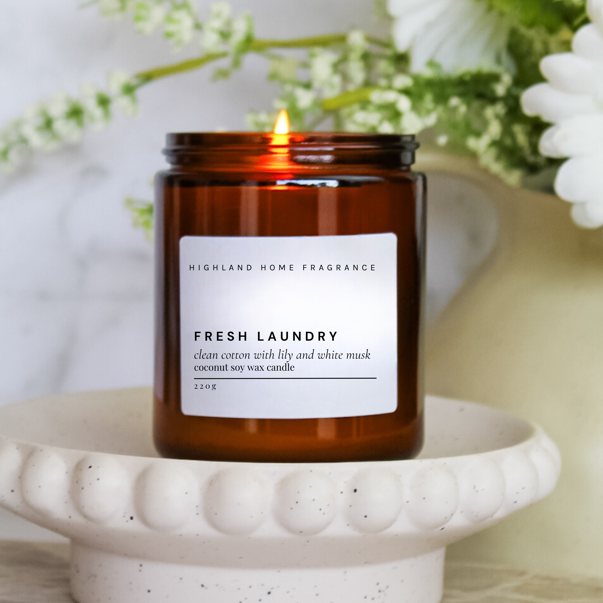 Fresh Laundry | Cotton & Lily - 220g CocoSoy Candle