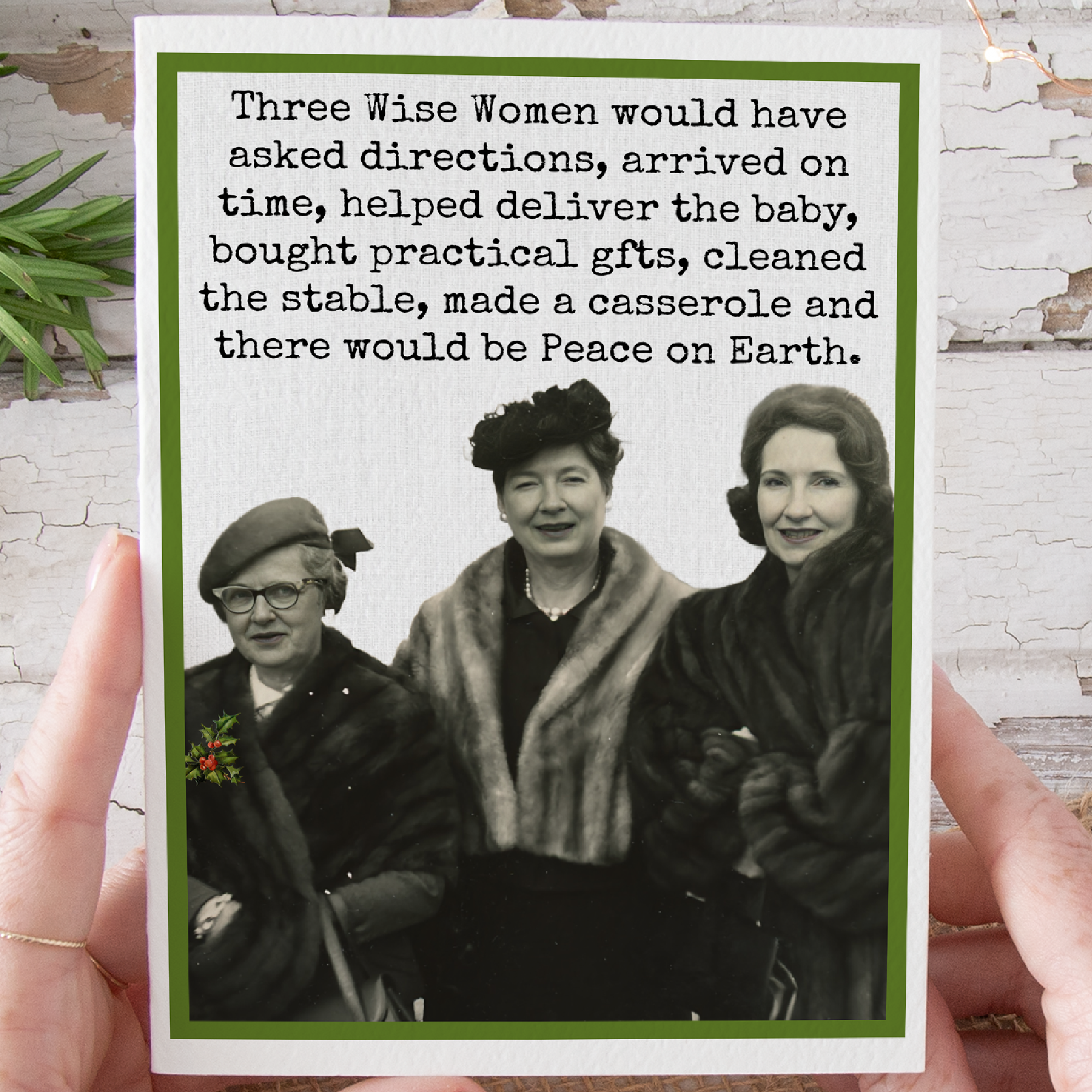 Three Wise Women Christmas Card