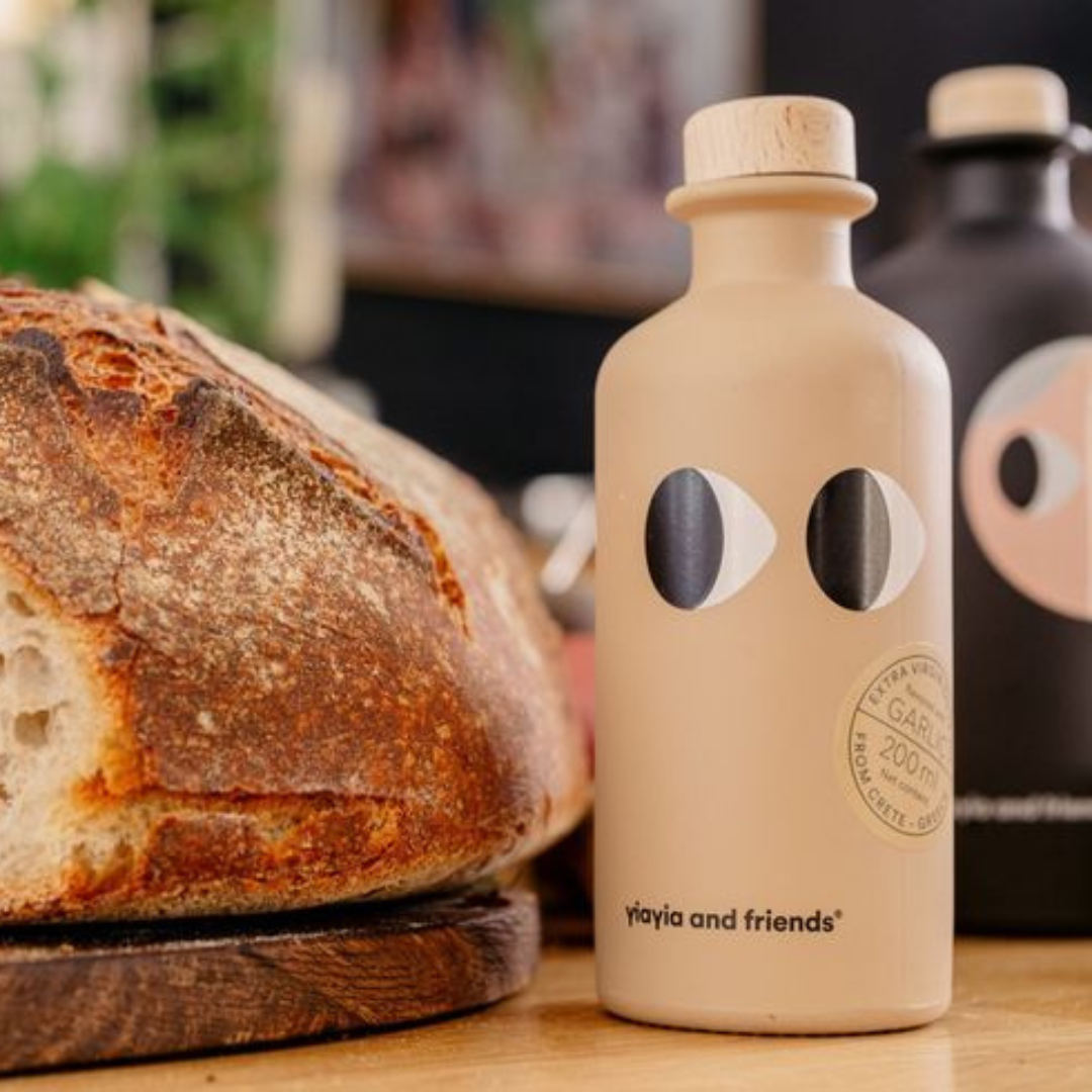 Yiayia and Friends Extra Virgin Olive Oil with Garlic 200ml - BACK IN STOCK!