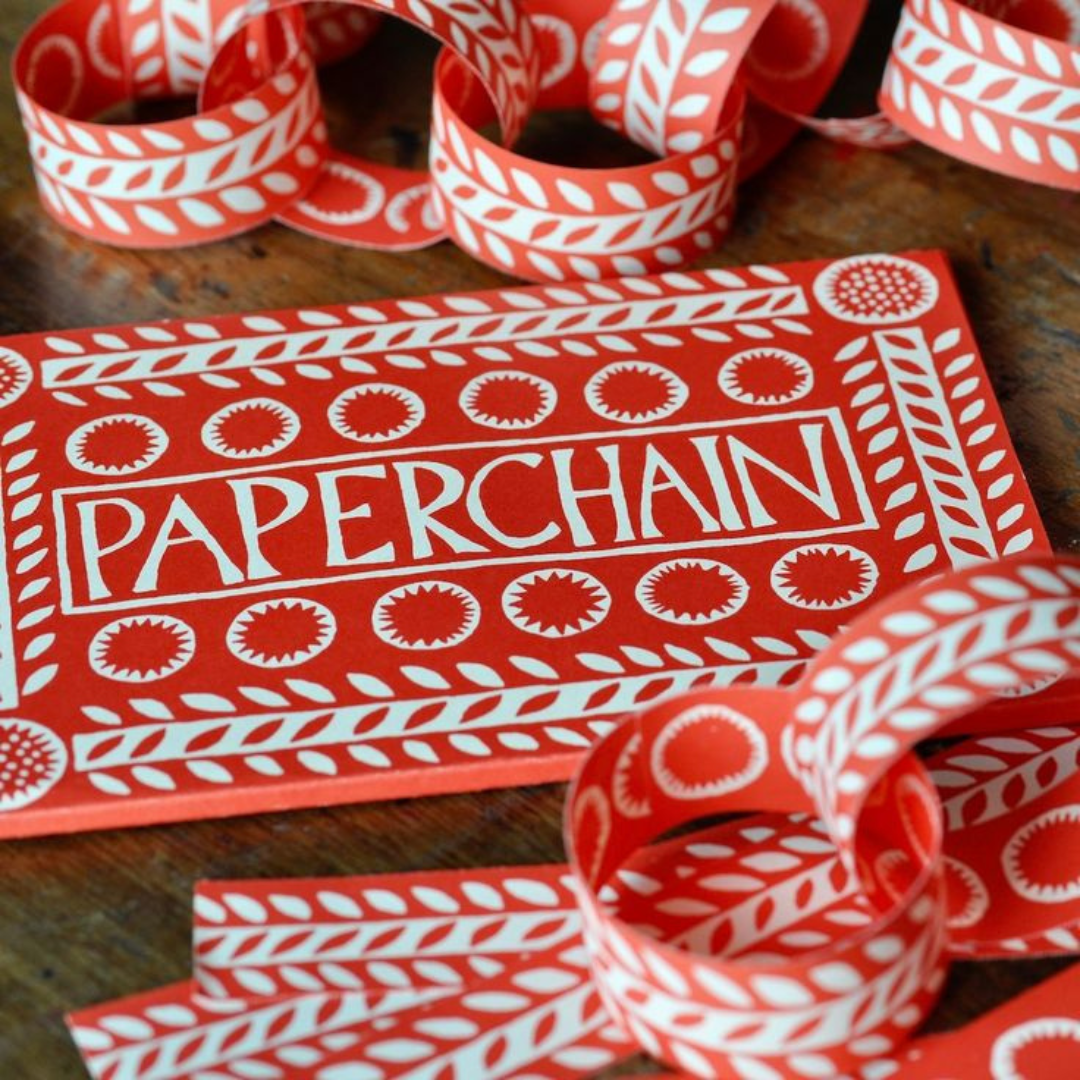 Paperchain Kit - Red & White