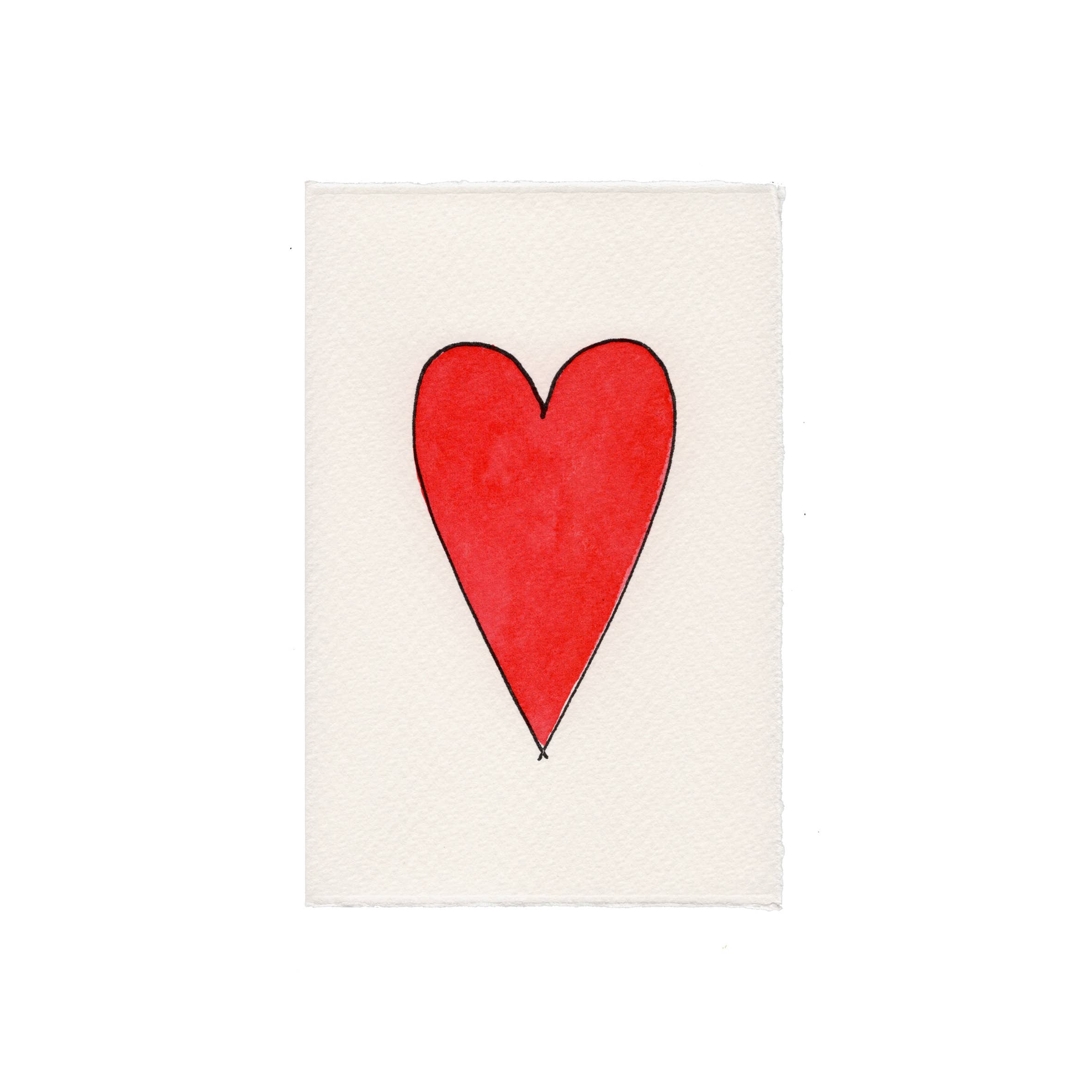 Red Heart Card