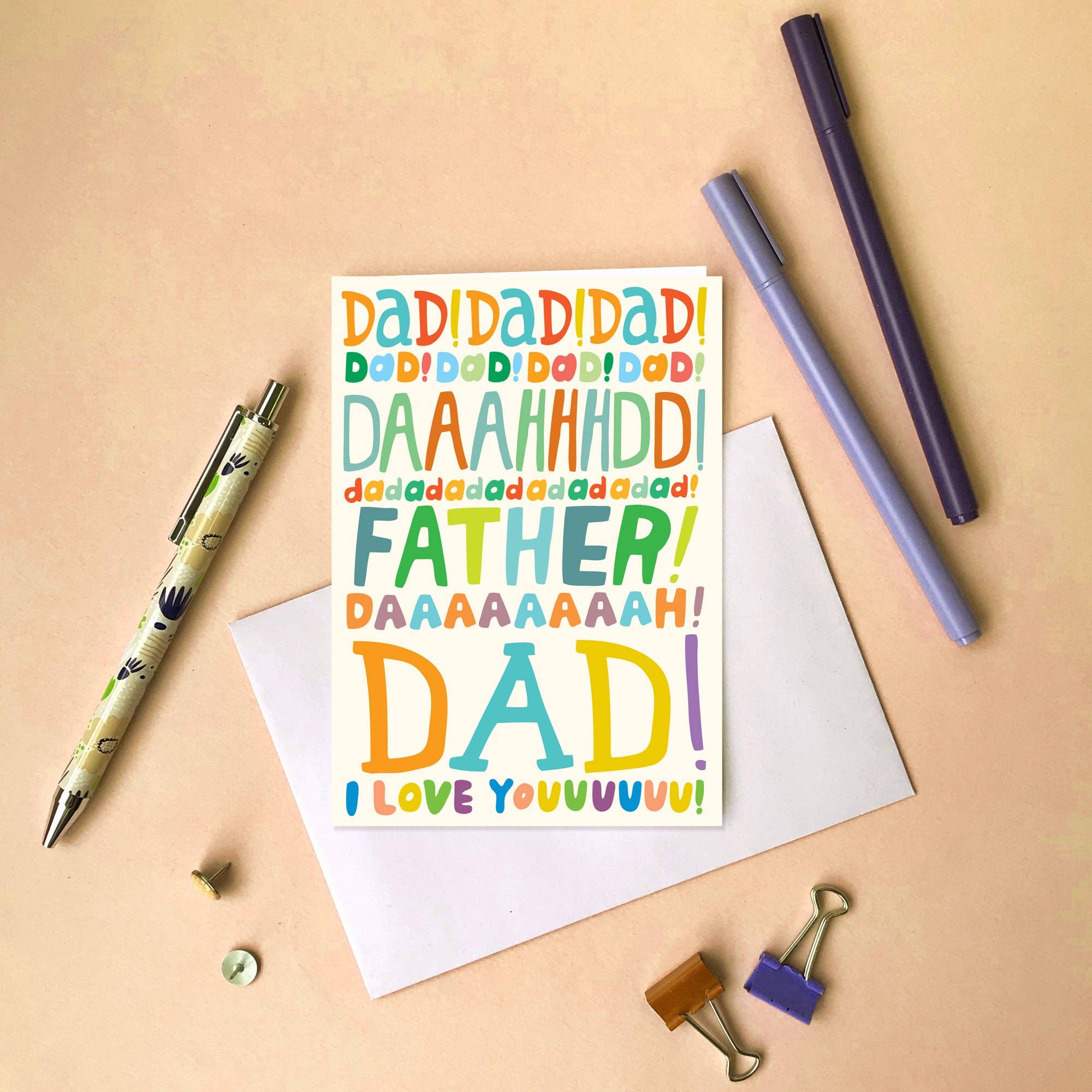 Dad! Dad! Dad! Greeting Card
