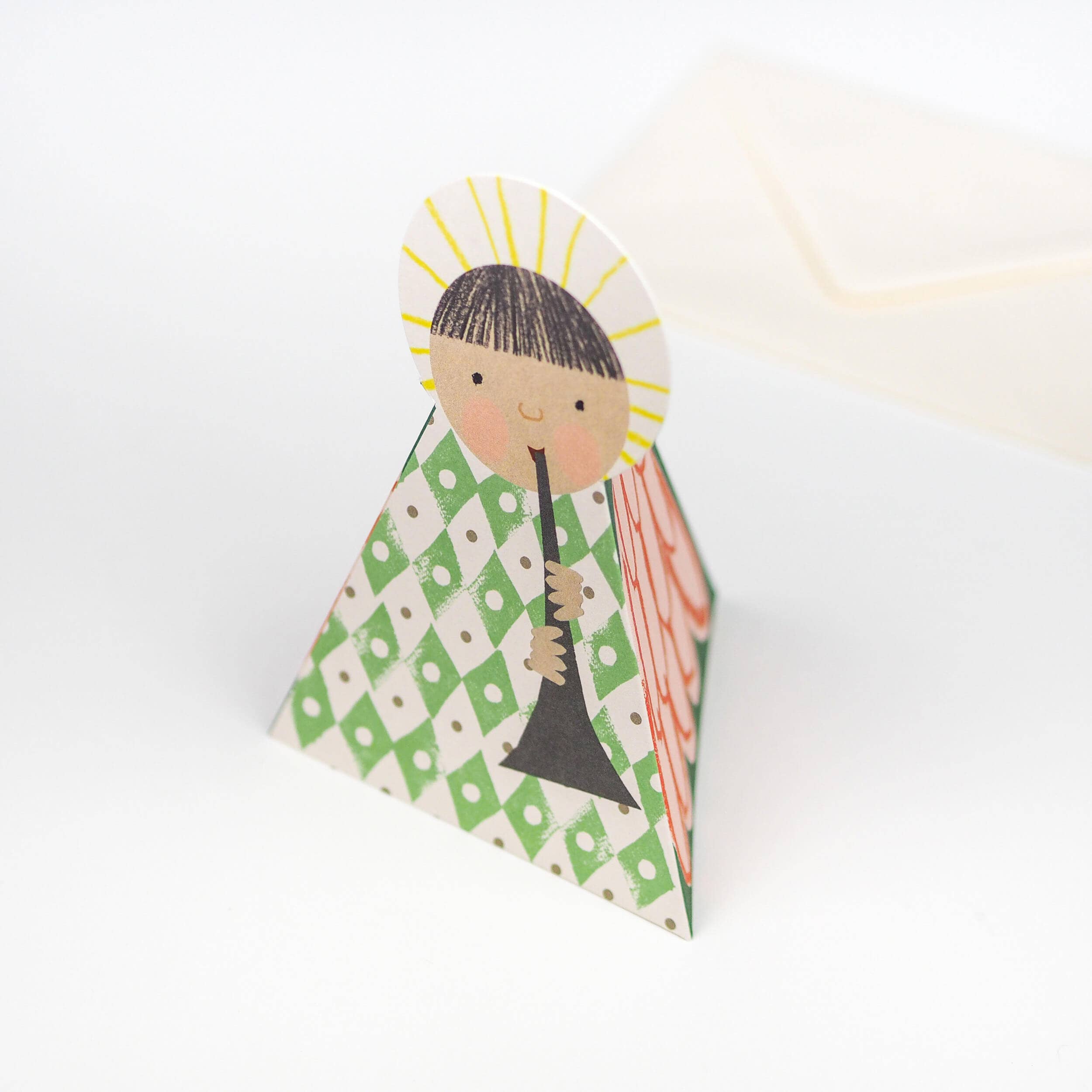 Green Angel Fold-Out Card
