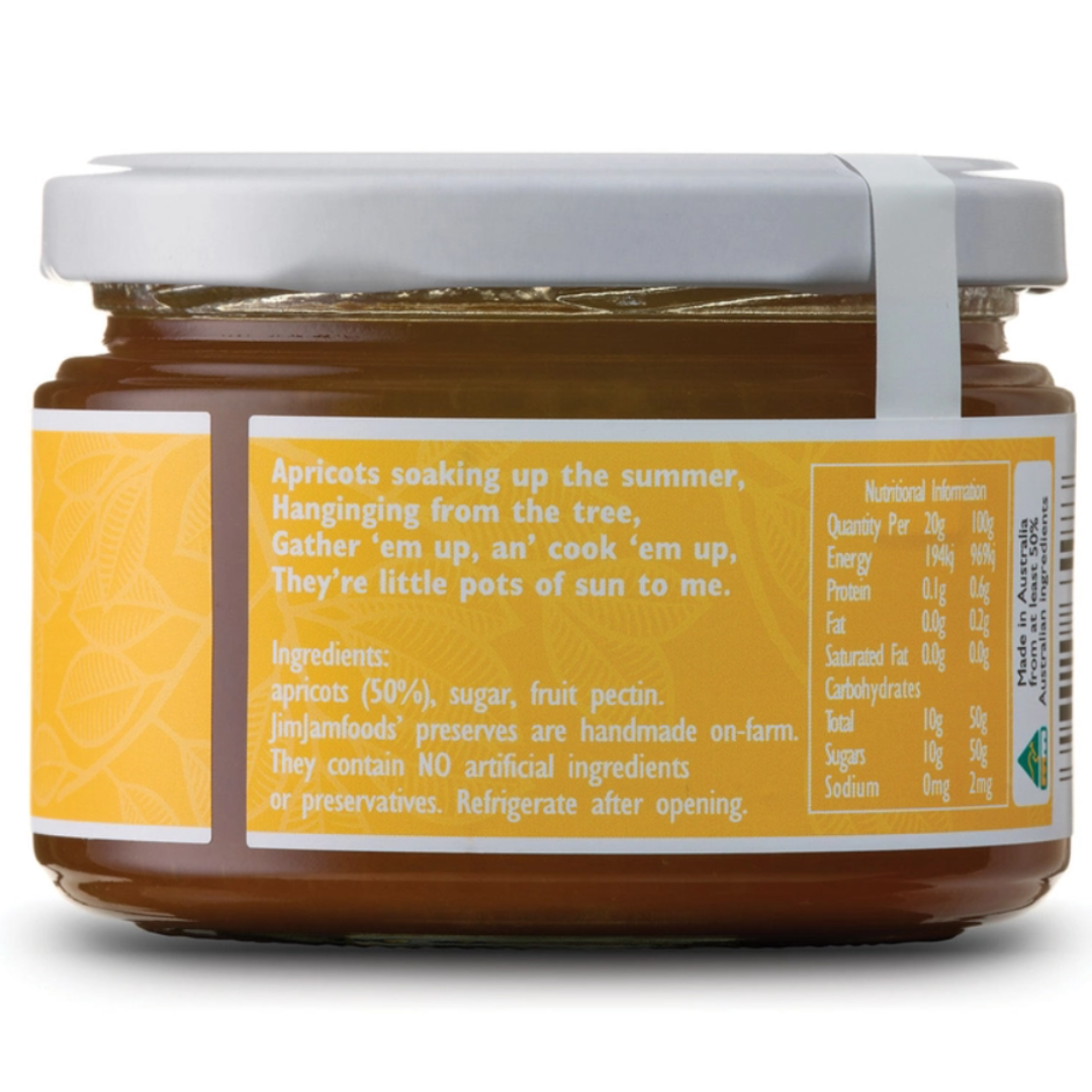 JimJam Foods - Apricot Jam 300g