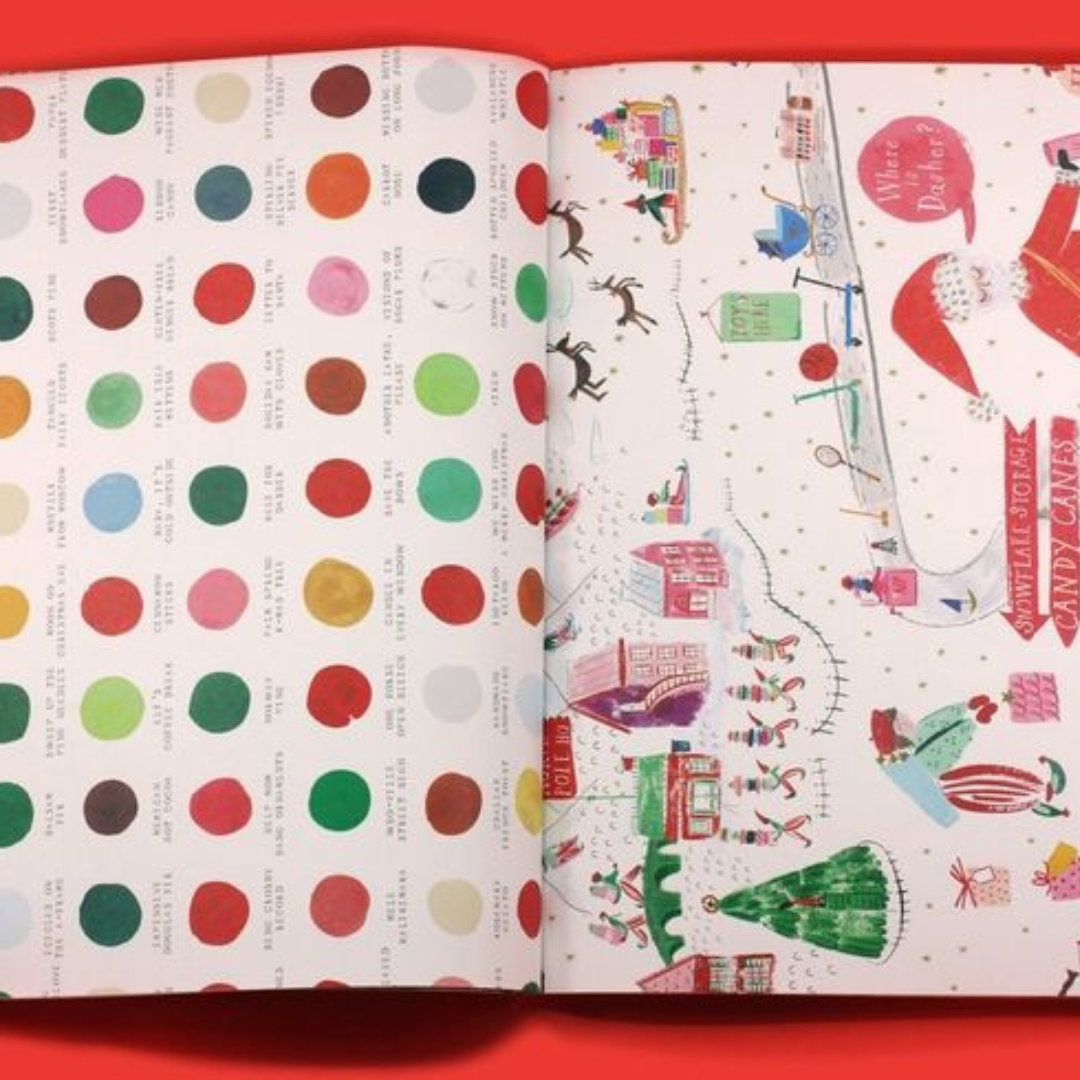 Very Delightful Holiday Wrapping Paper Book