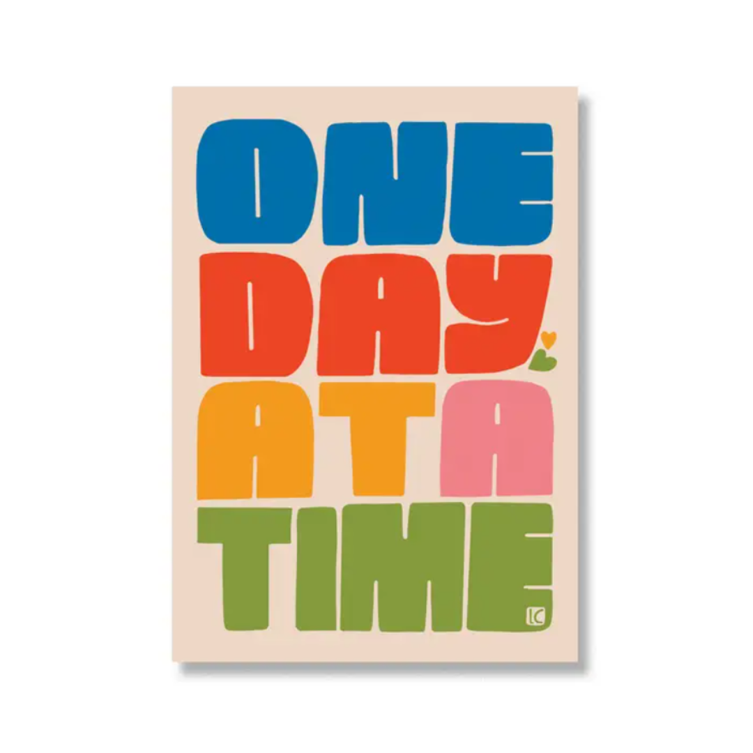 One Day At A Time Sticker