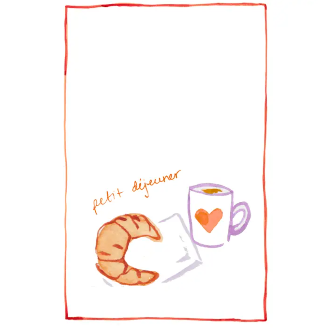 Petit Dejuner Tea Towel