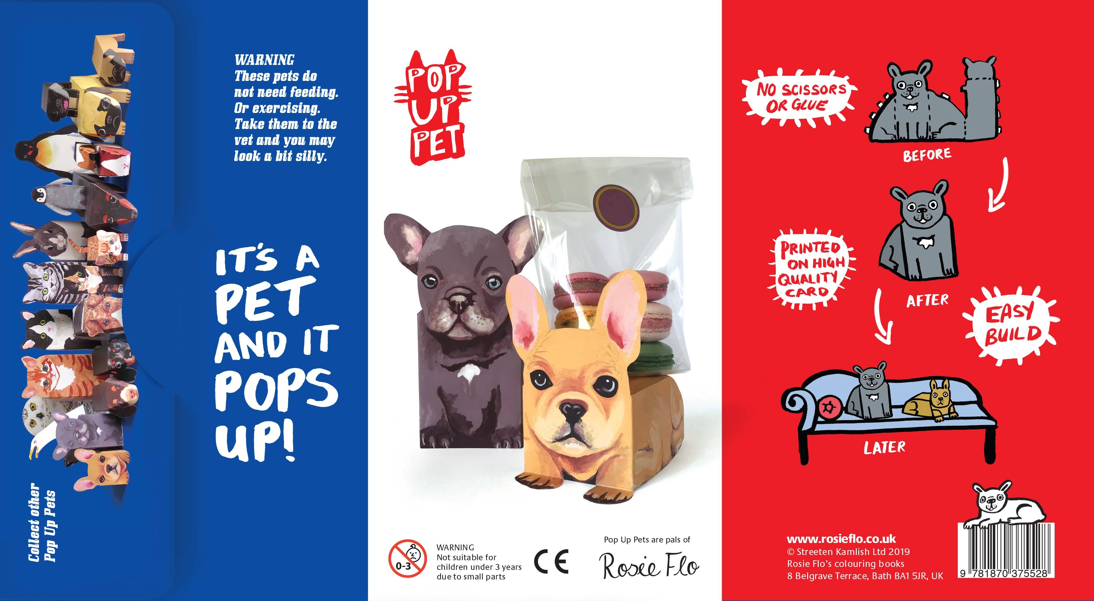 Pop Up Pet Frenchie Puppies – Paper Pet Gift