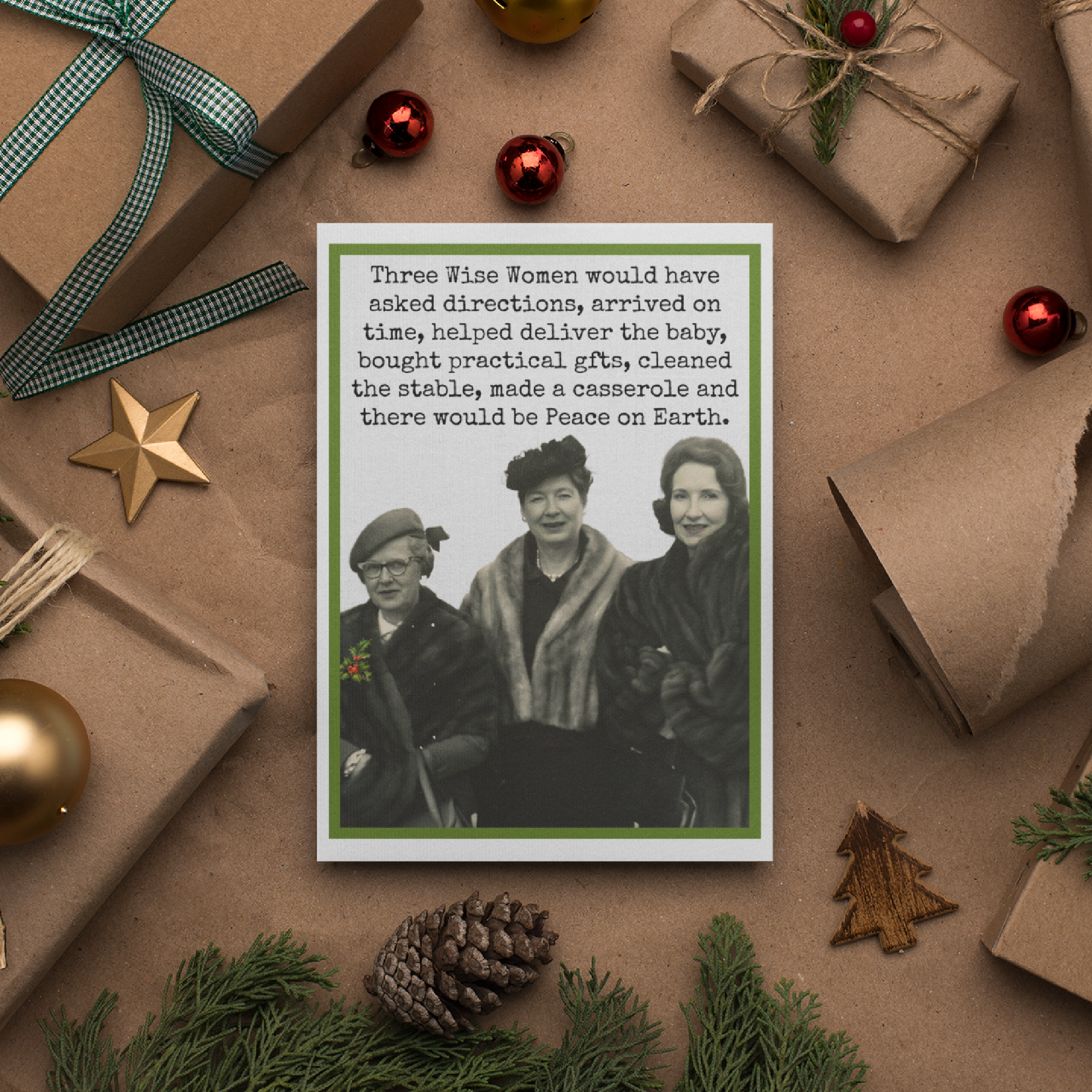 Three Wise Women Christmas Card
