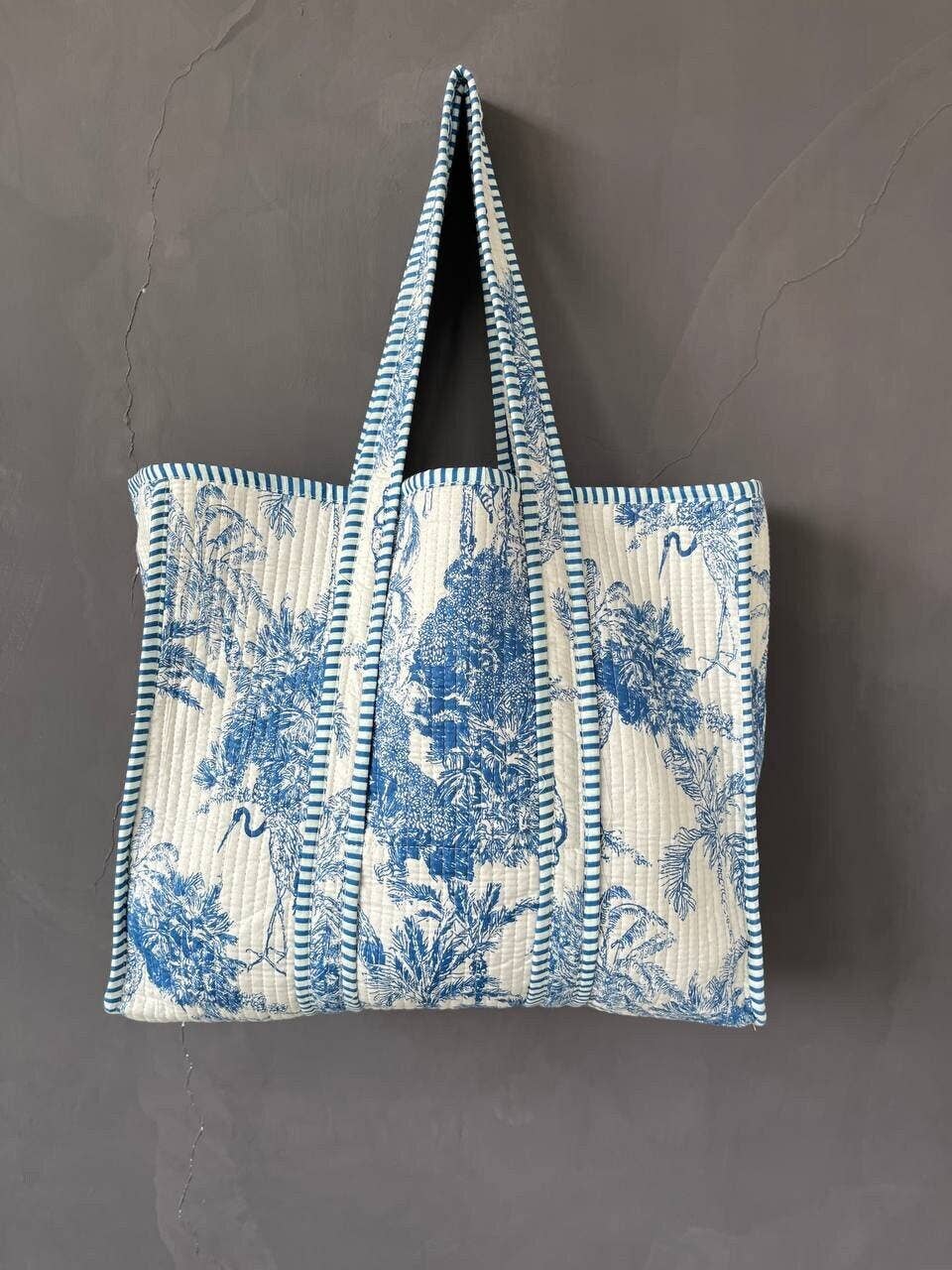 Cotton Toile Tote Bag