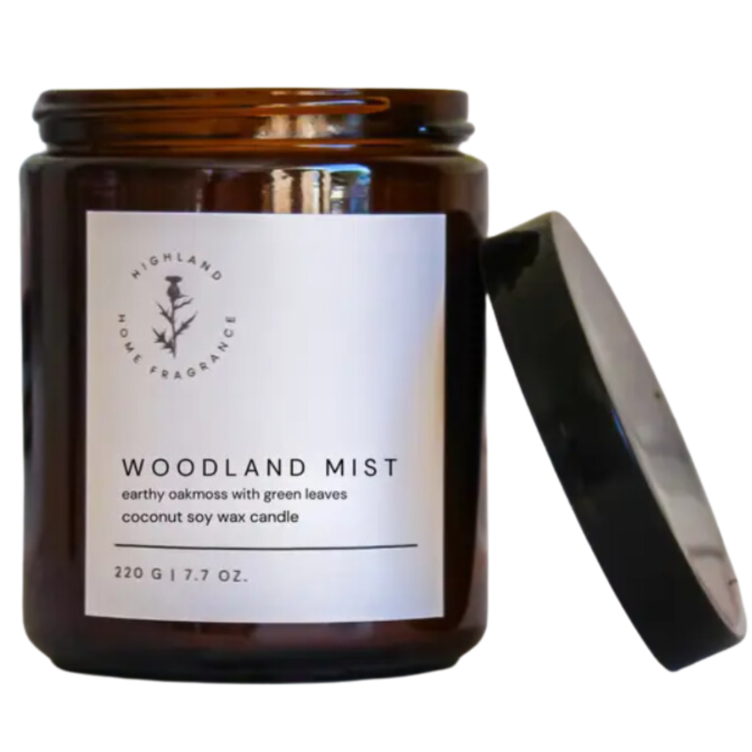 Woodland Mist | Oakmoss + Green Leaves- 220g Candle