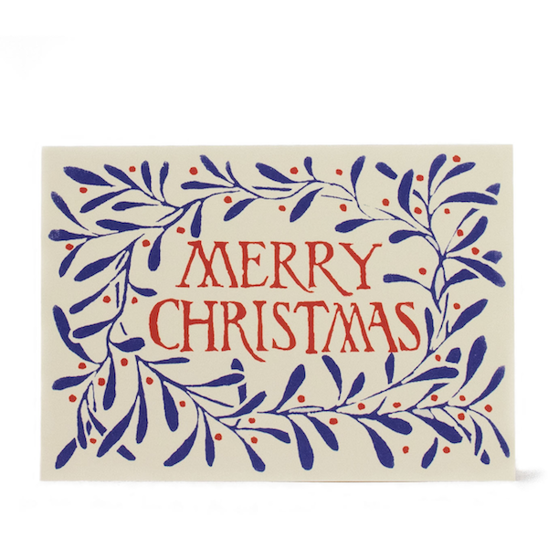 Merry Christmas Wreath Card