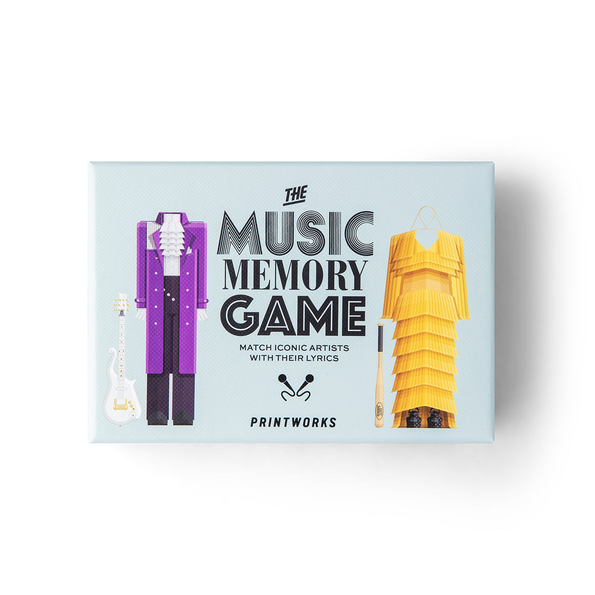 Music Memory Game - match iconic artists with their lyrics