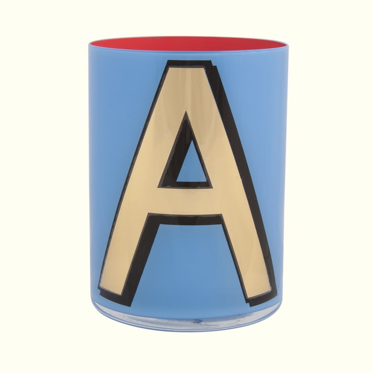 Alphabet Brush Pot - A