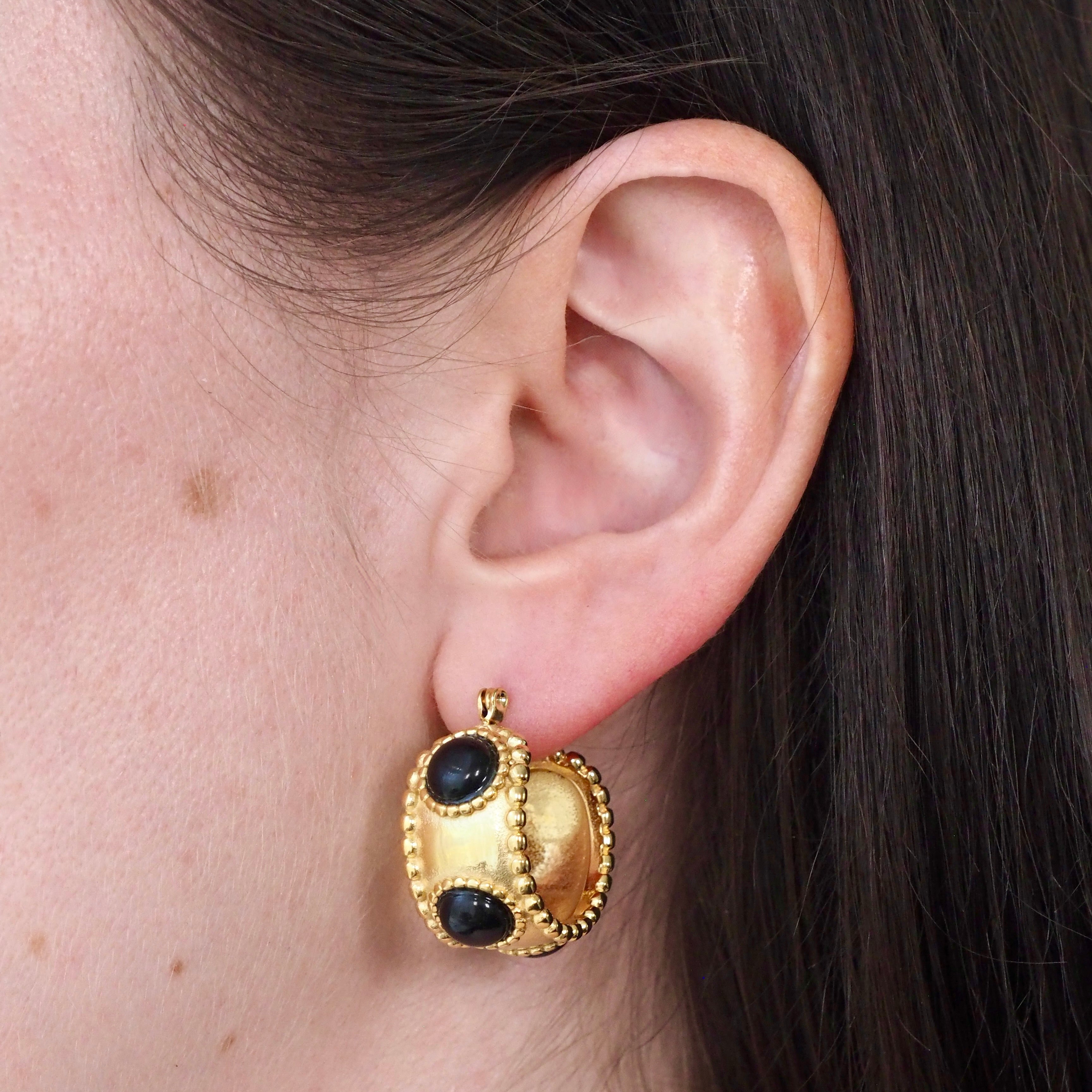 "Envy" Waterproof Earrings - Black