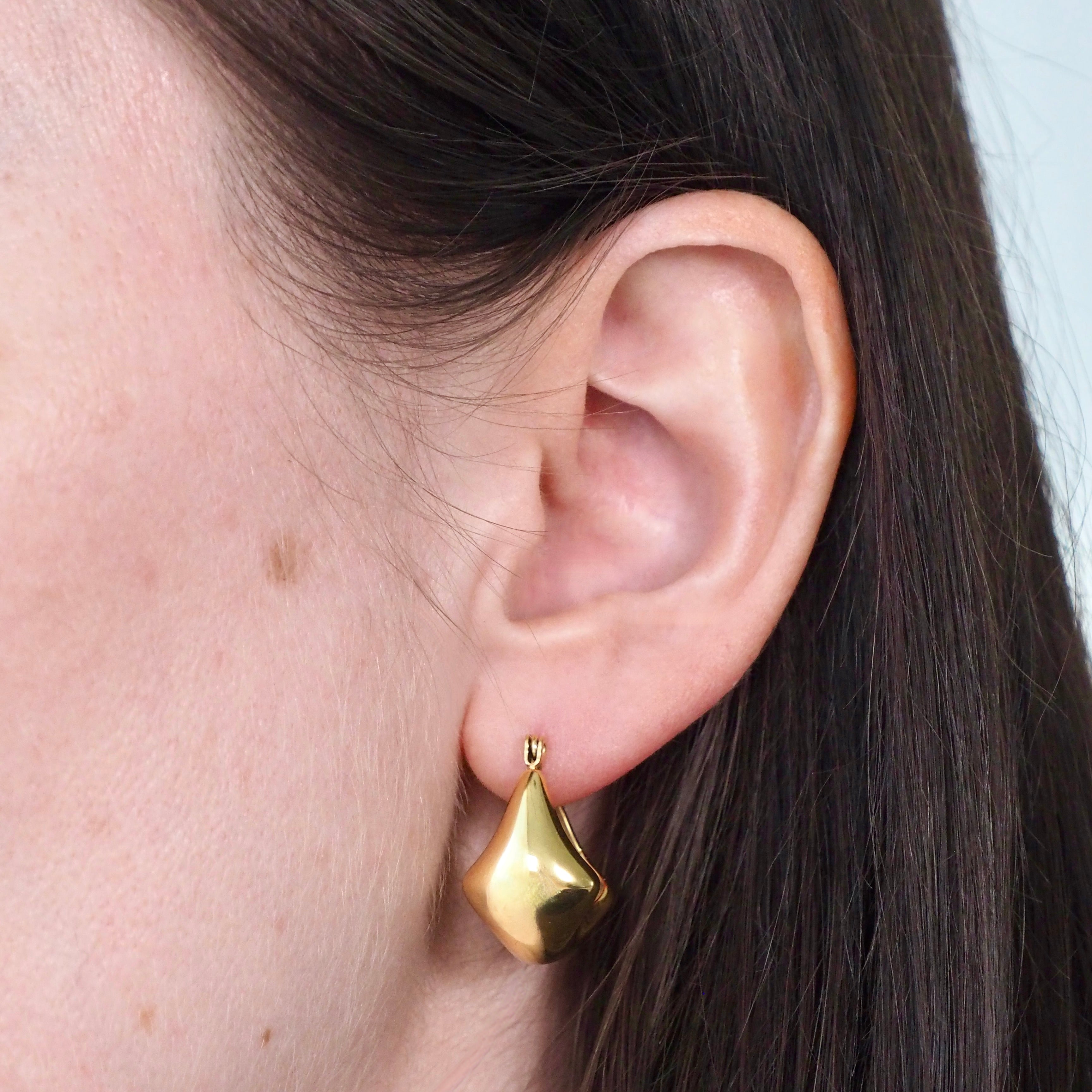Golden Hour Waterproof Hoop Earrings