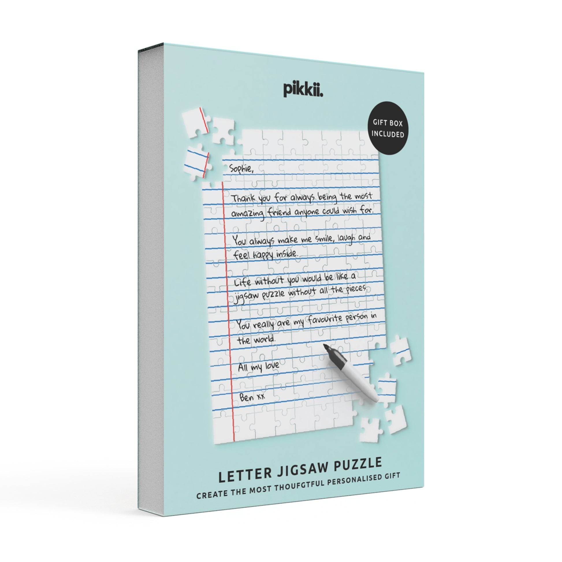 Jigsaw Puzzle Kit Letter