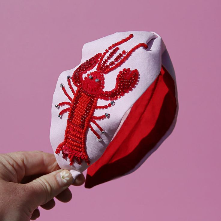 Lobster Beaded Headband