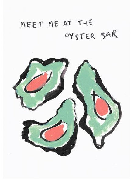 Meet me at the Oyster Bar - Art Print