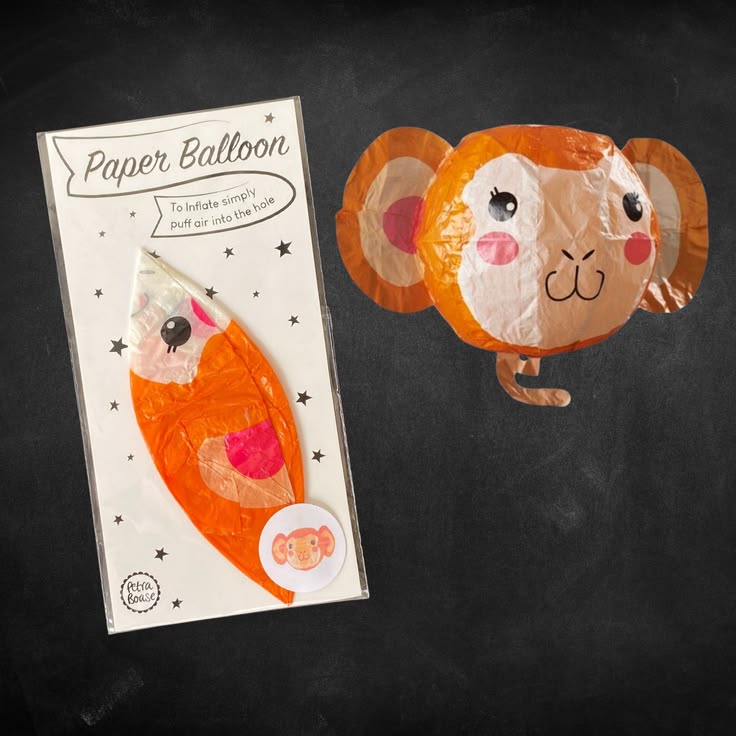 Monkey Japanese Paper Balloon